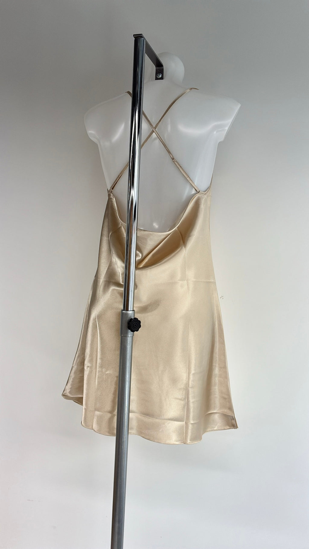 Crystal low back dress