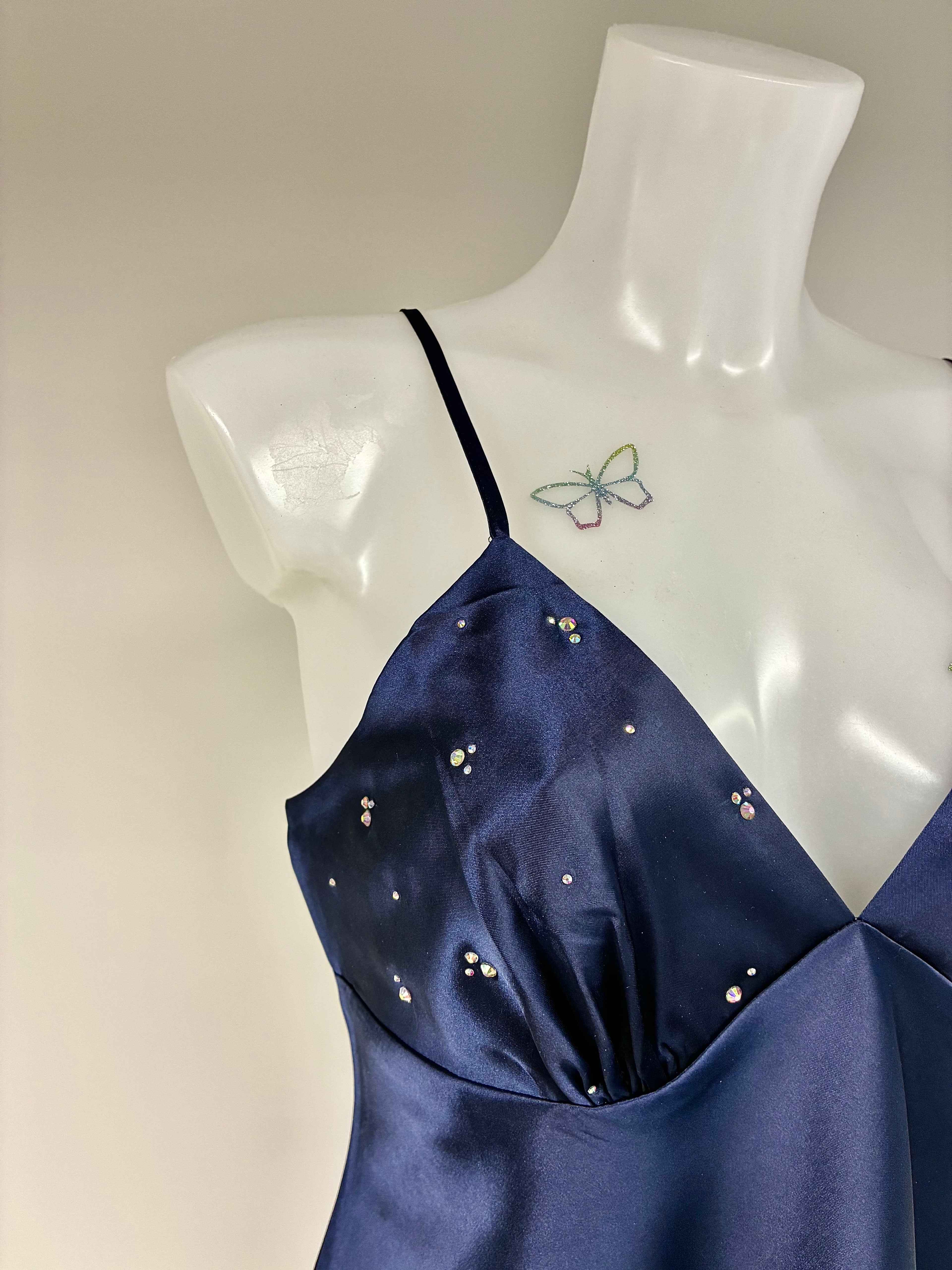 Crystal fit and flare dress