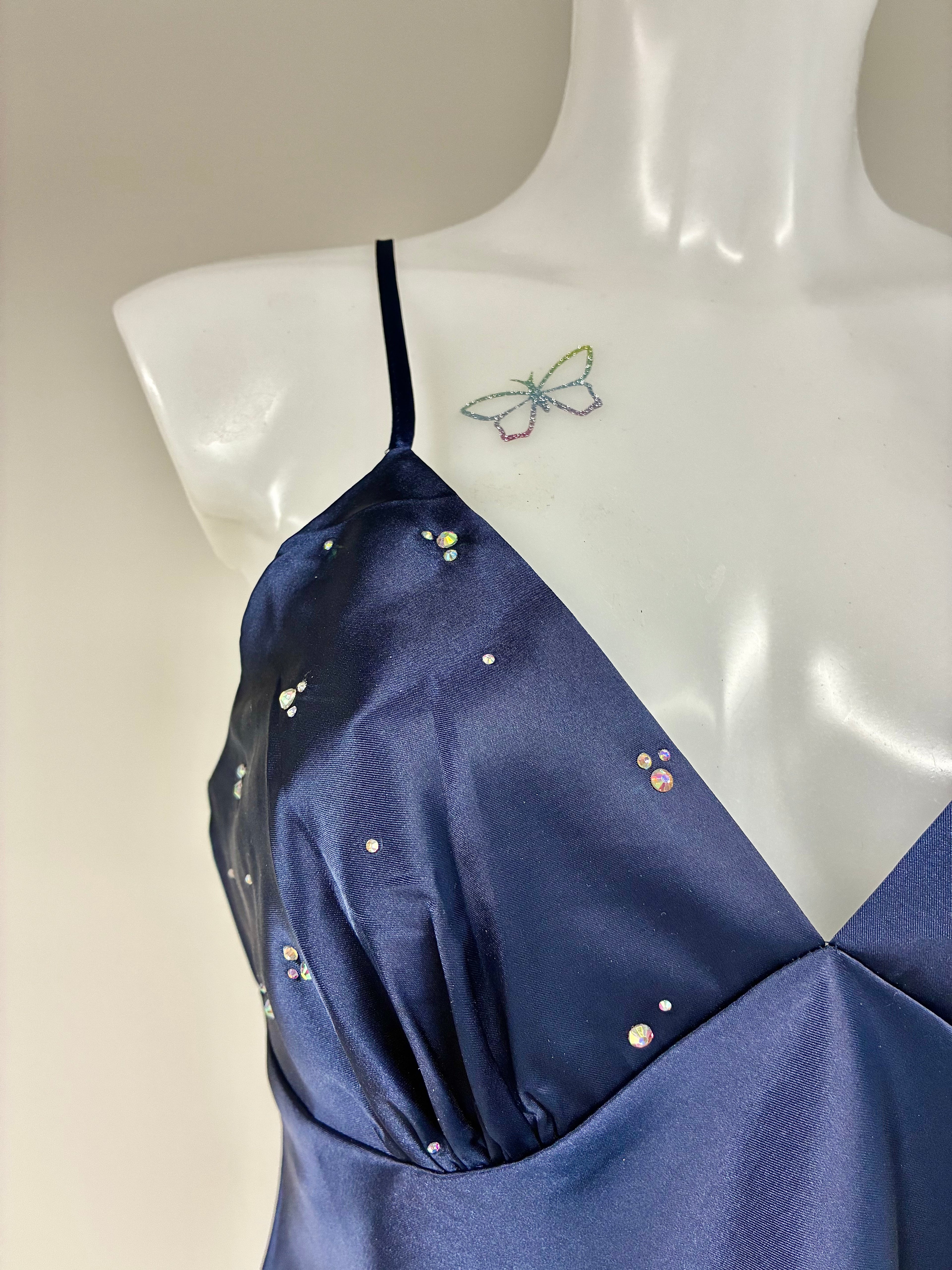 Crystal fit and flare dress