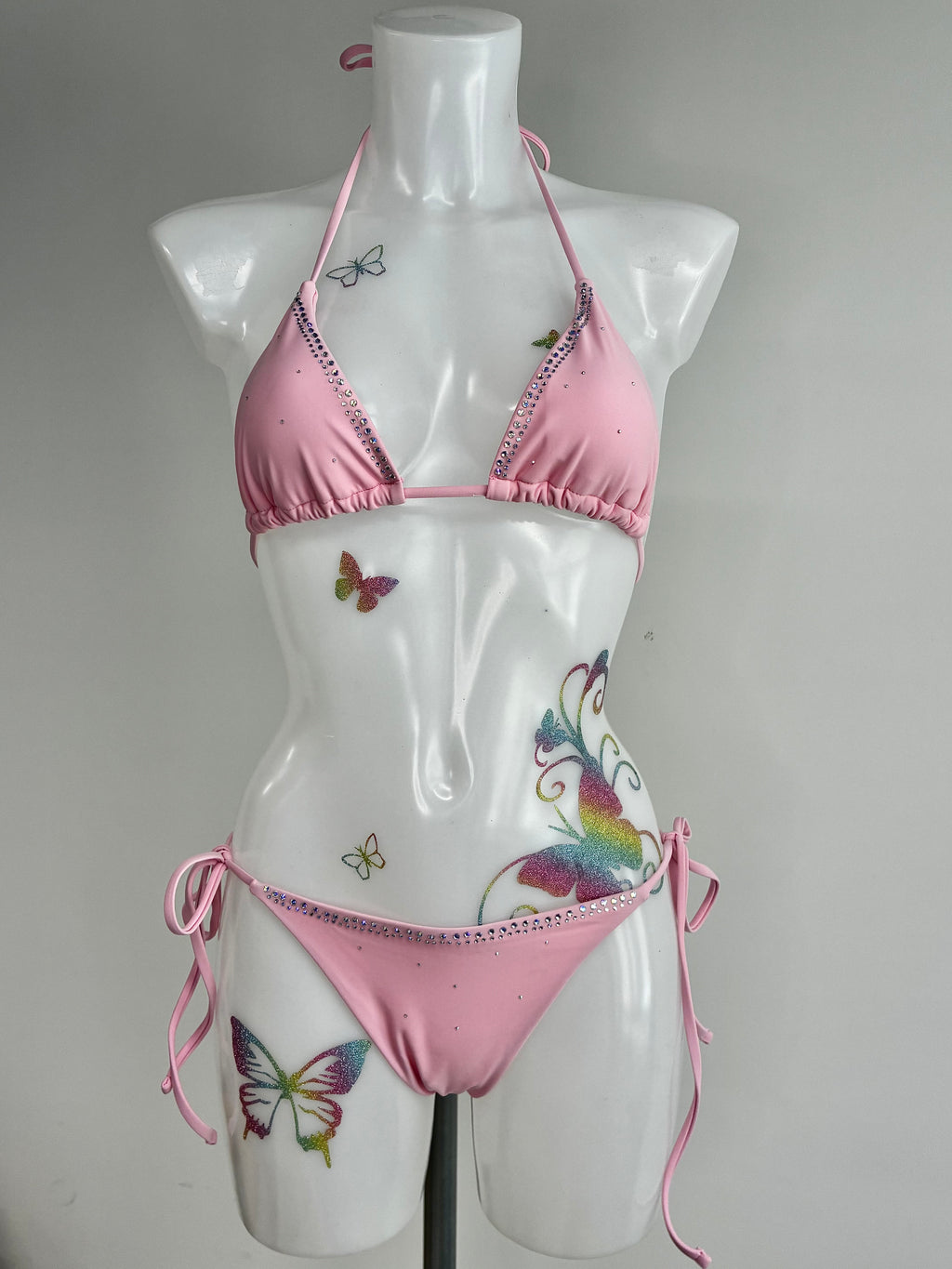 Pink Crystal Bikini
