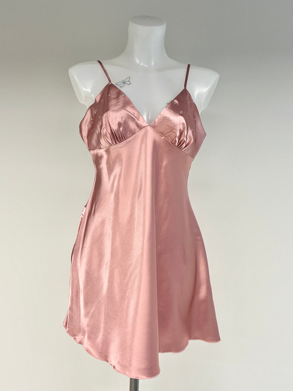 Crystal fit and flare dress