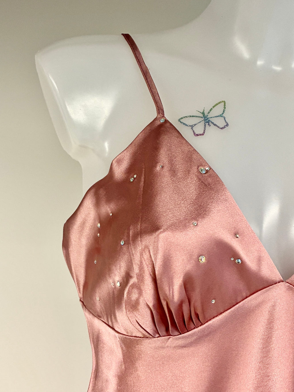 Crystal fit and flare dress