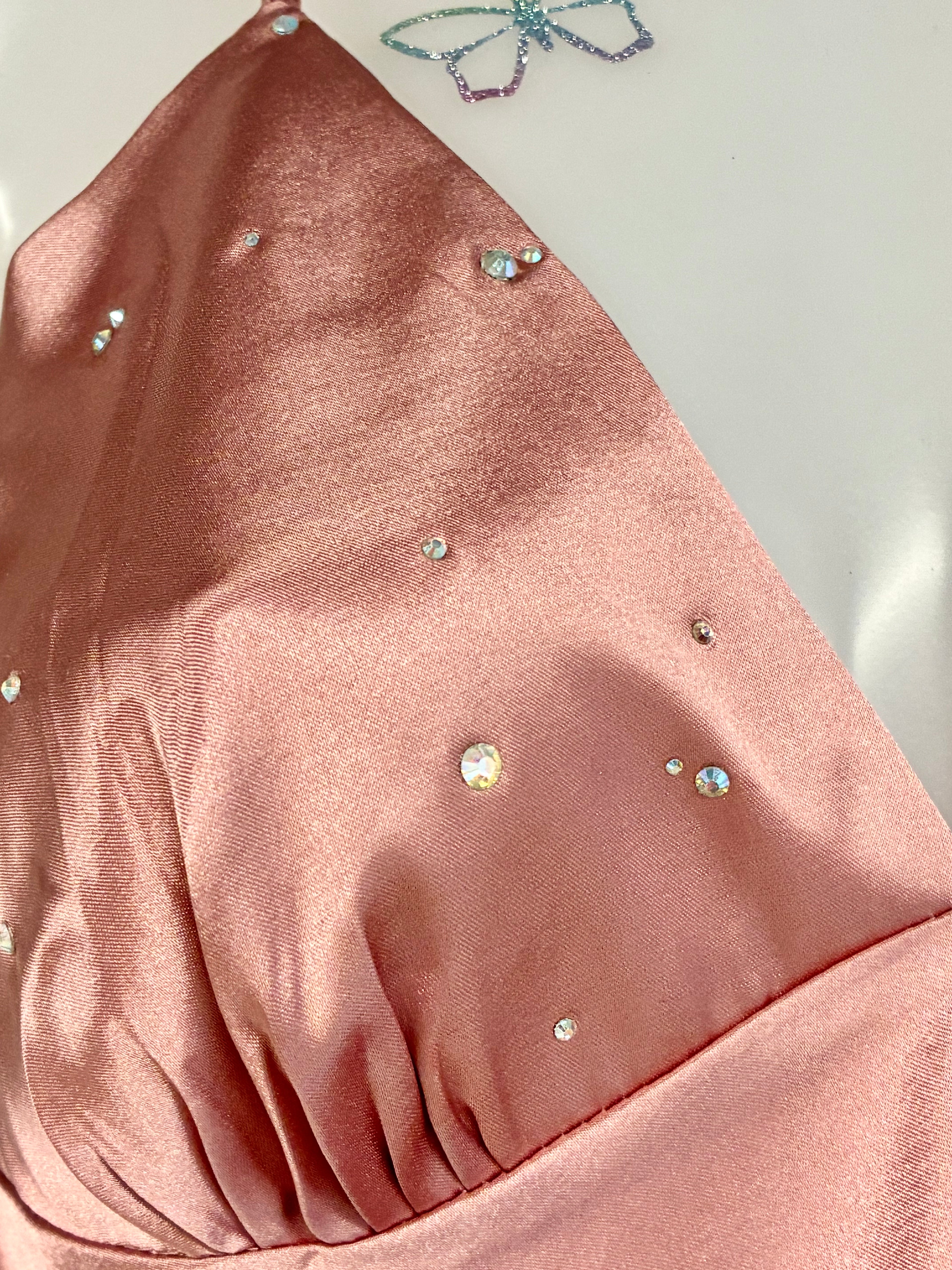 Crystal fit and flare dress