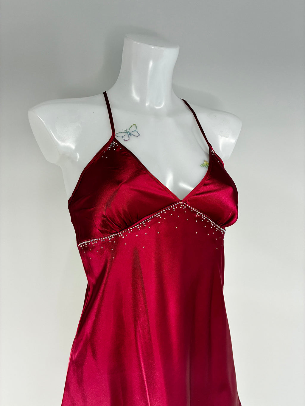 Red Crystal Bow Dress