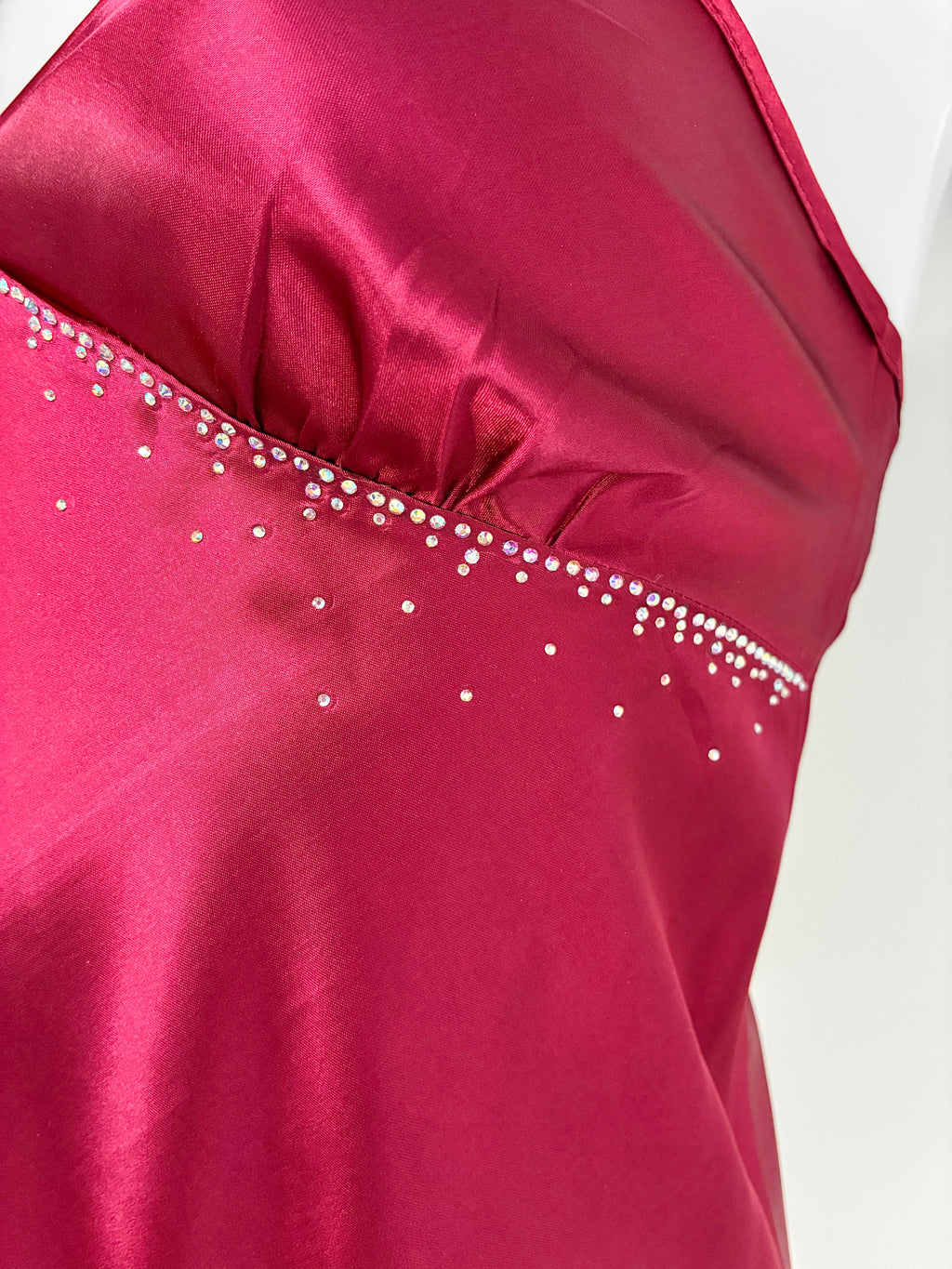 Red Crystal Bow Dress
