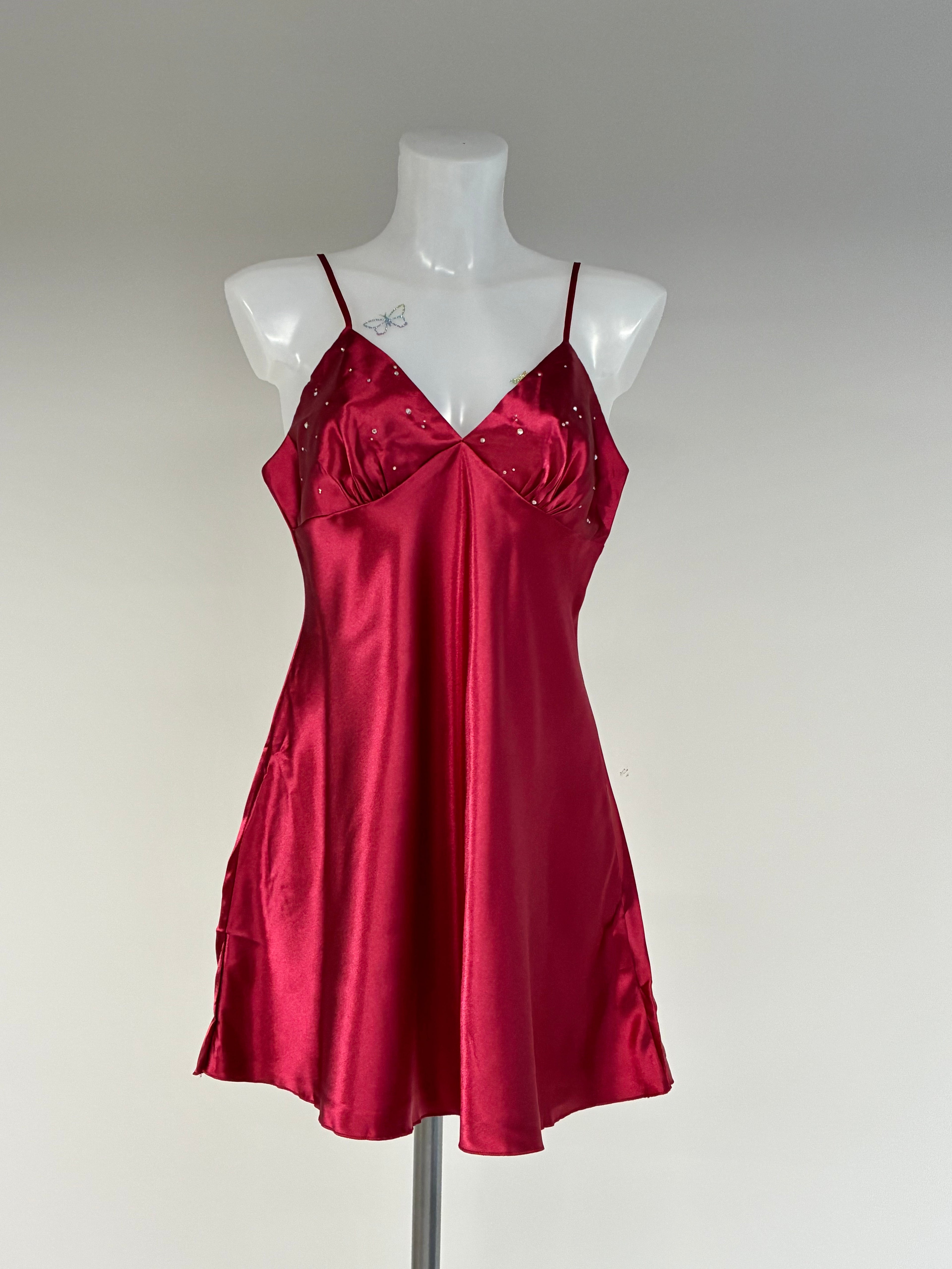 Crystal fit and flare dress