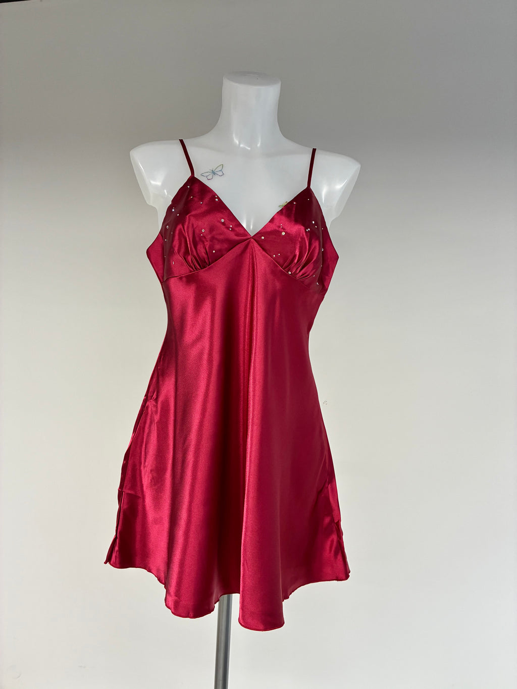 Crystal fit and flare dress
