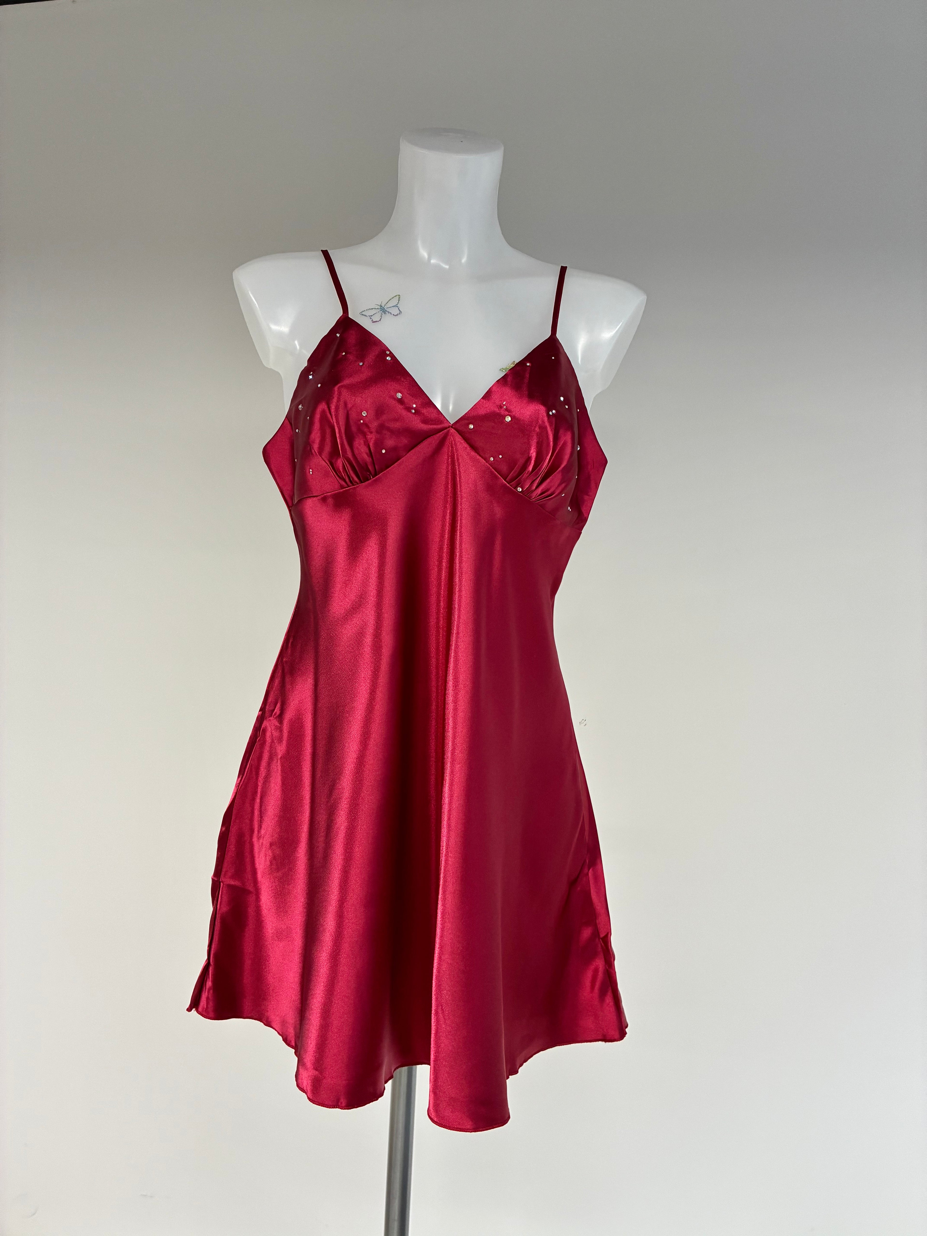 Crystal fit and flare dress