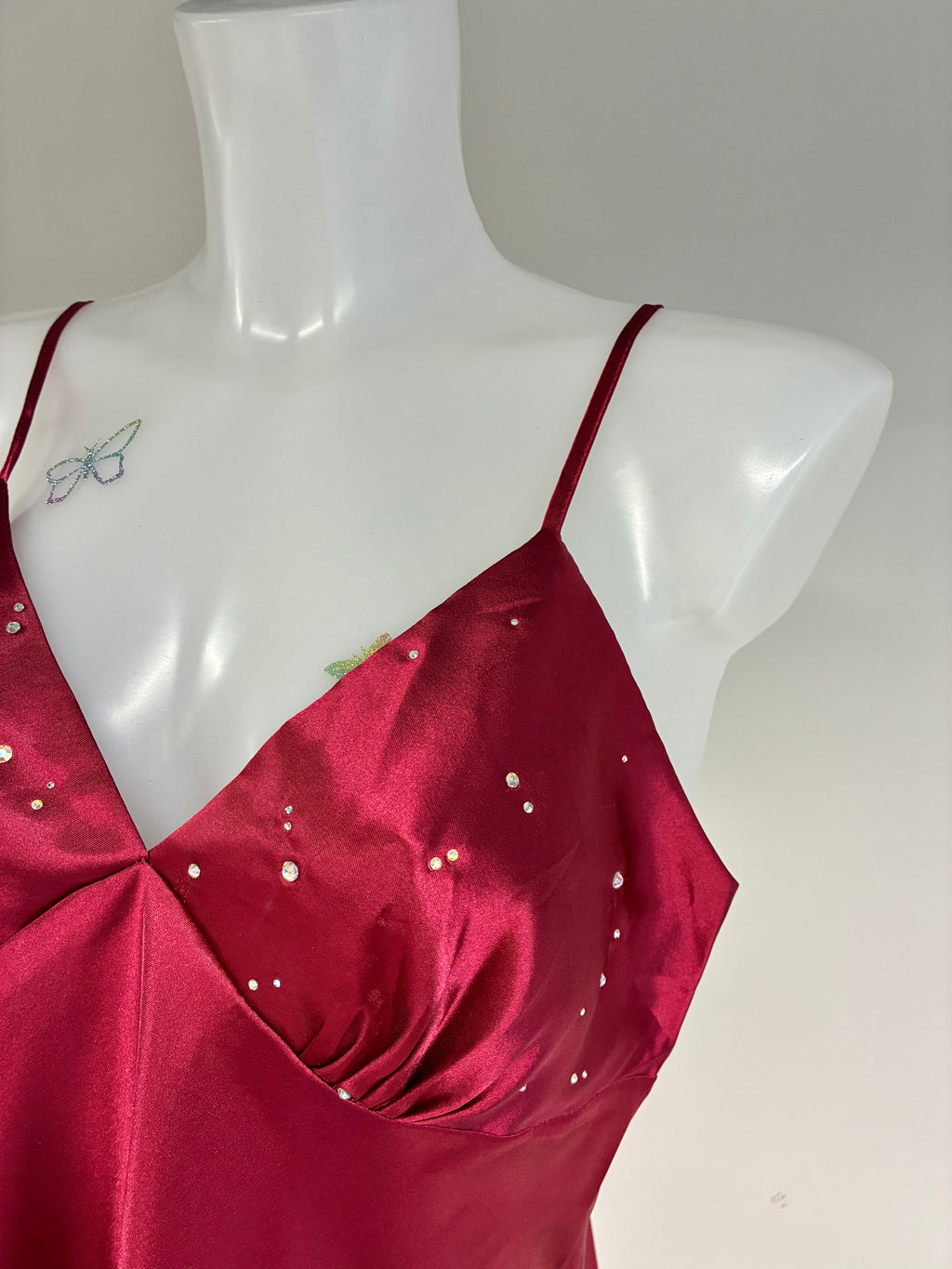 Crystal fit and flare dress