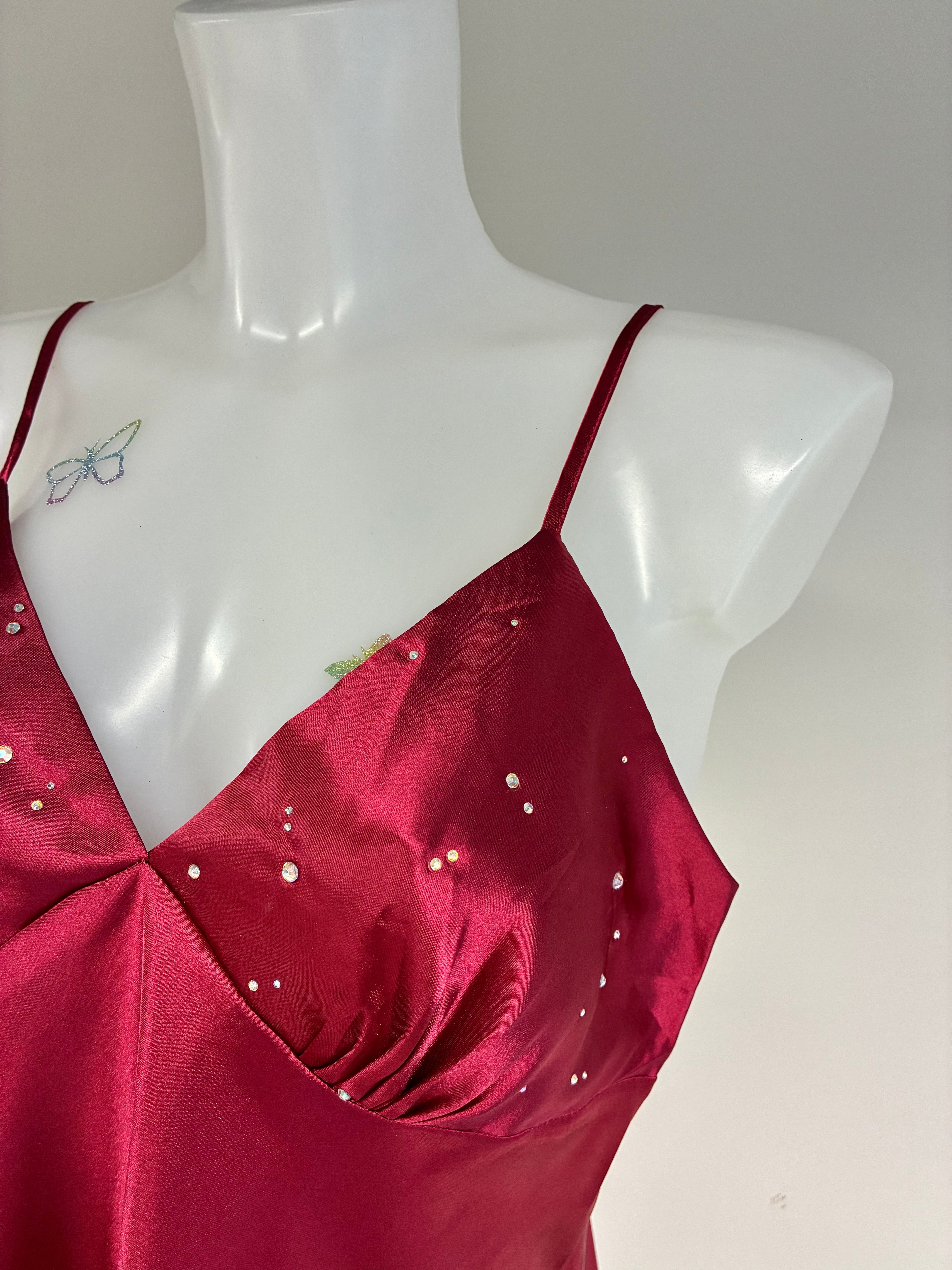 Crystal fit and flare dress