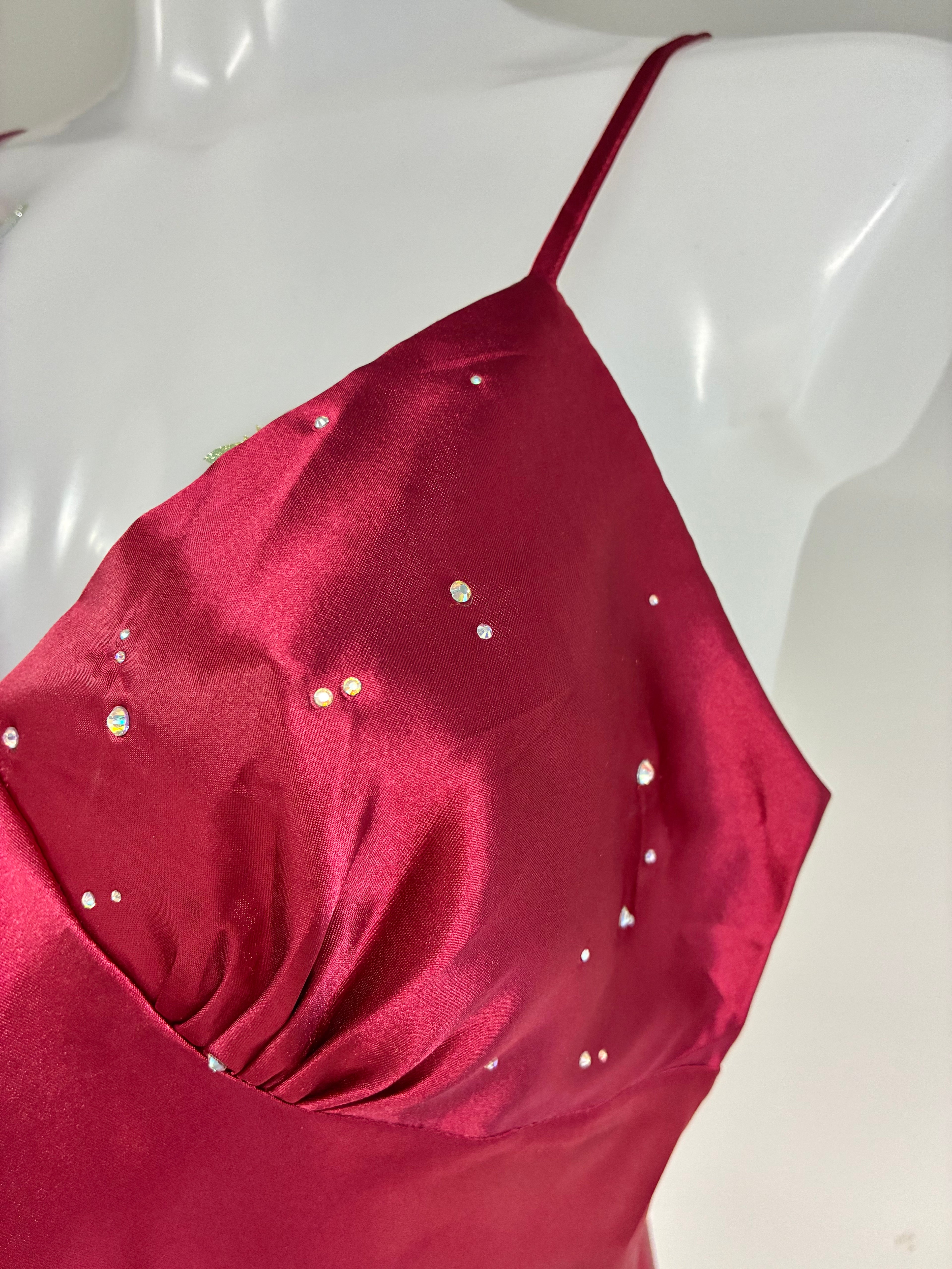 Crystal fit and flare dress