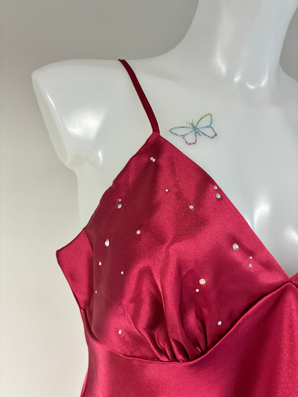 Crystal fit and flare dress