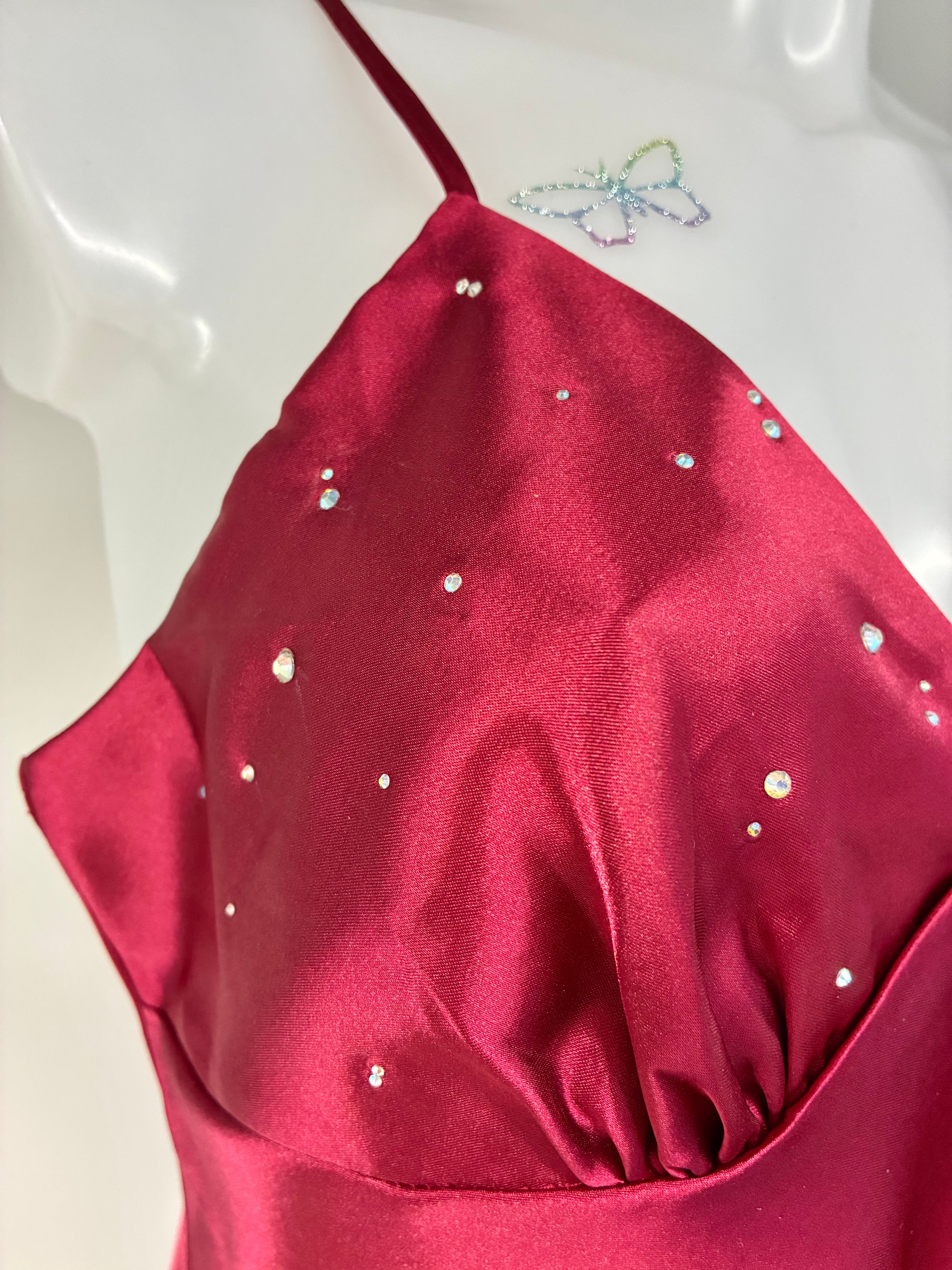 Crystal fit and flare dress