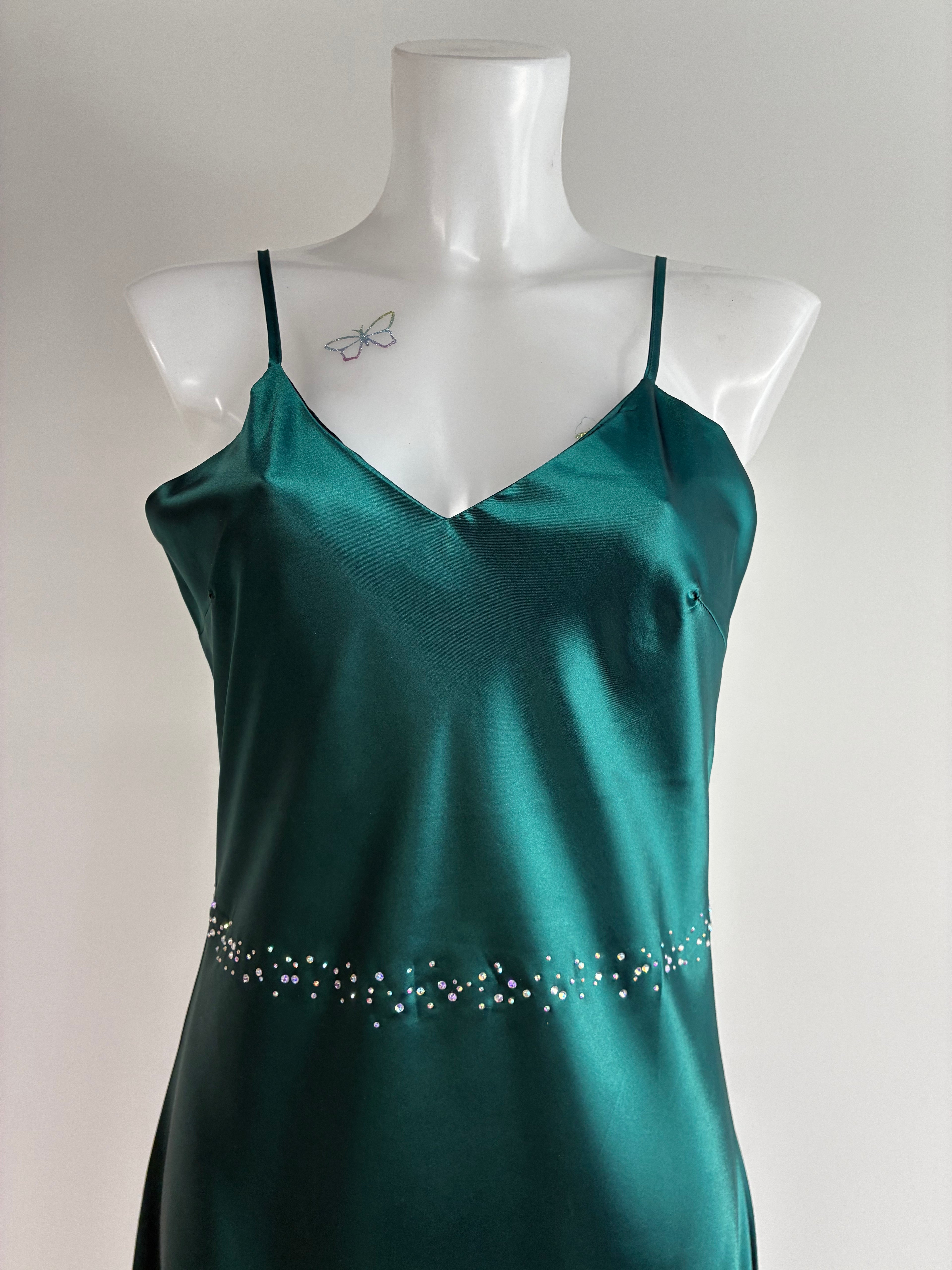 Emerald Crystal Dress