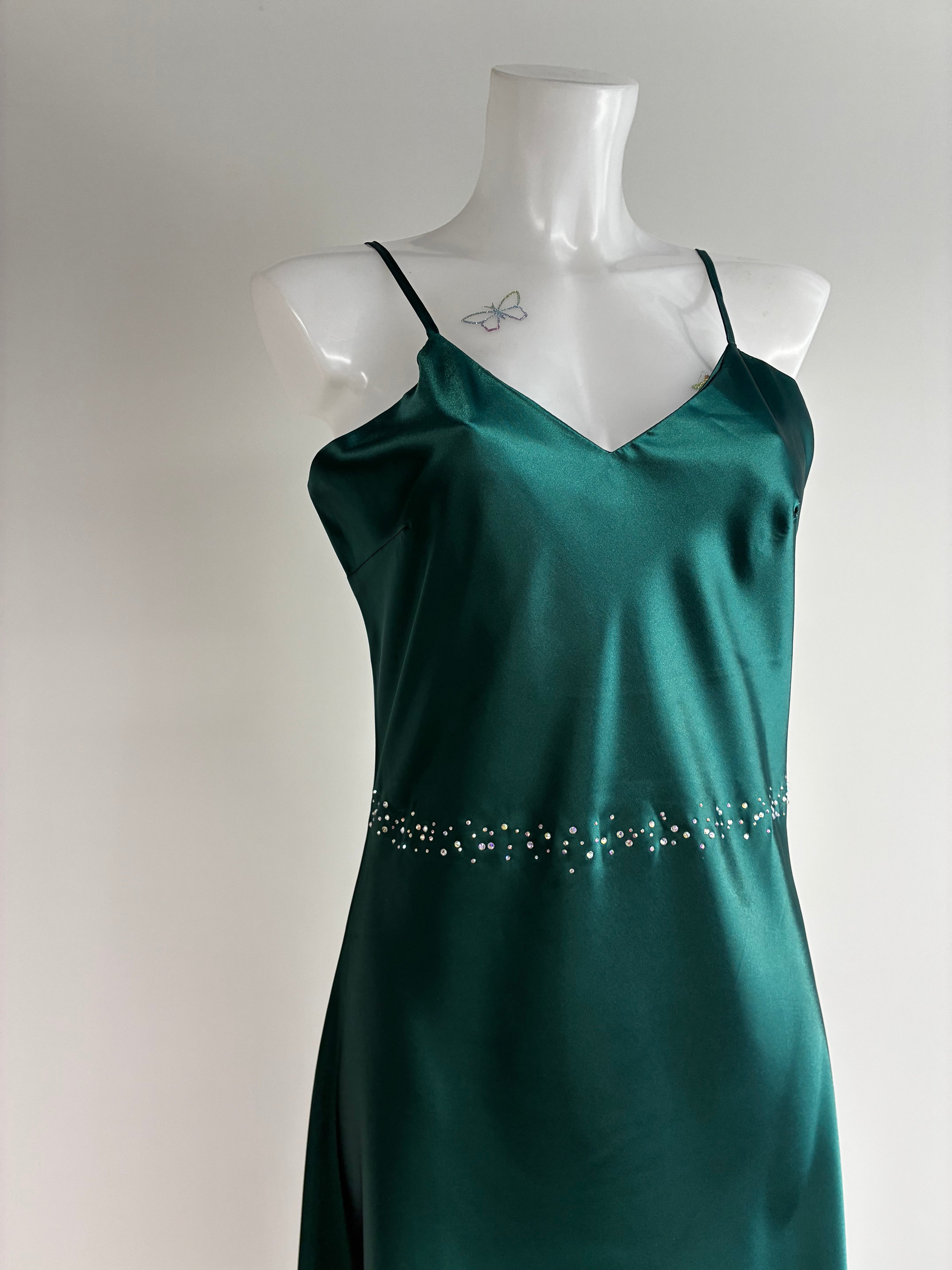 Emerald Crystal Dress