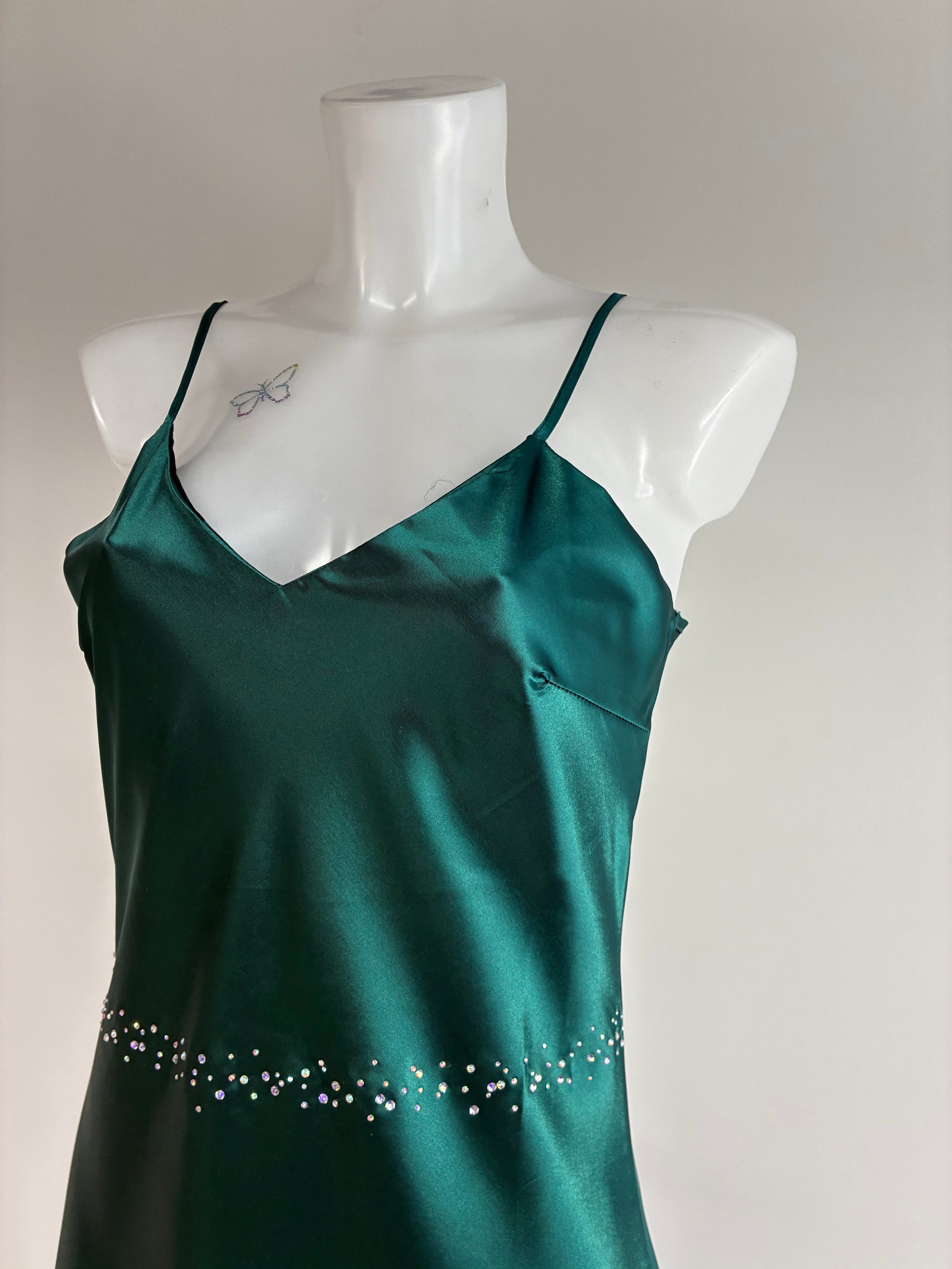 Emerald Crystal Dress