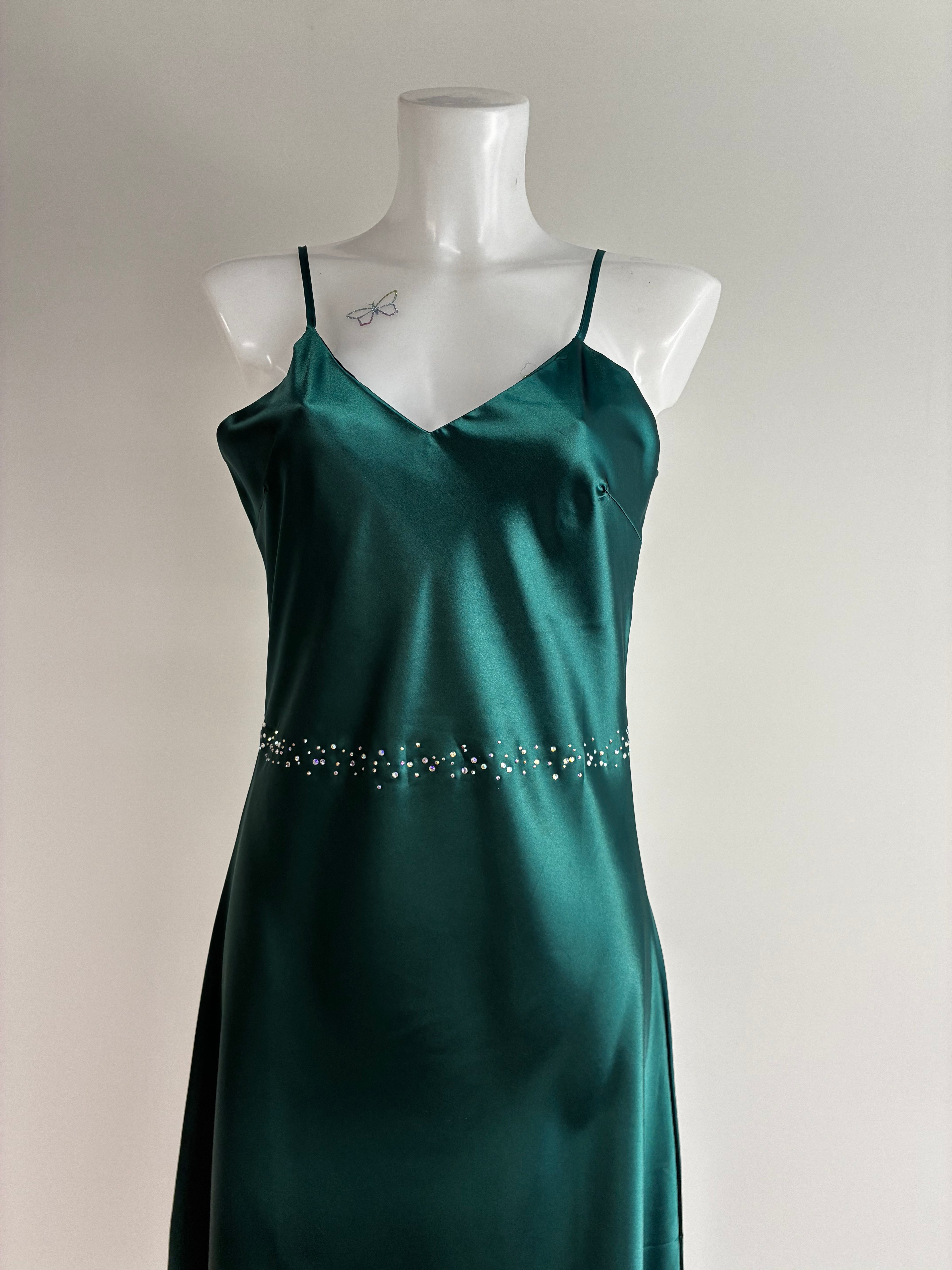 Emerald Crystal Dress
