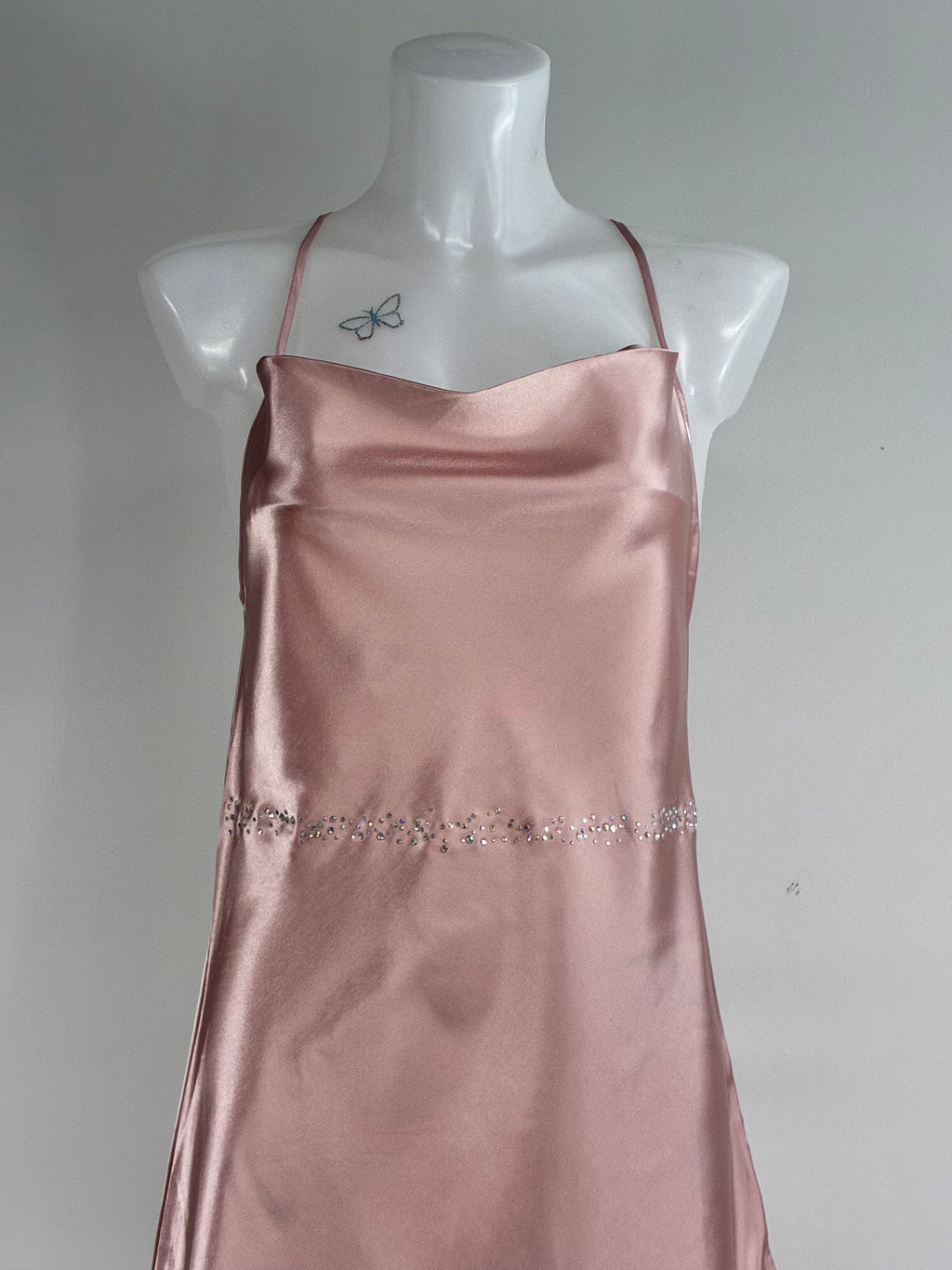 Crystal belt dress