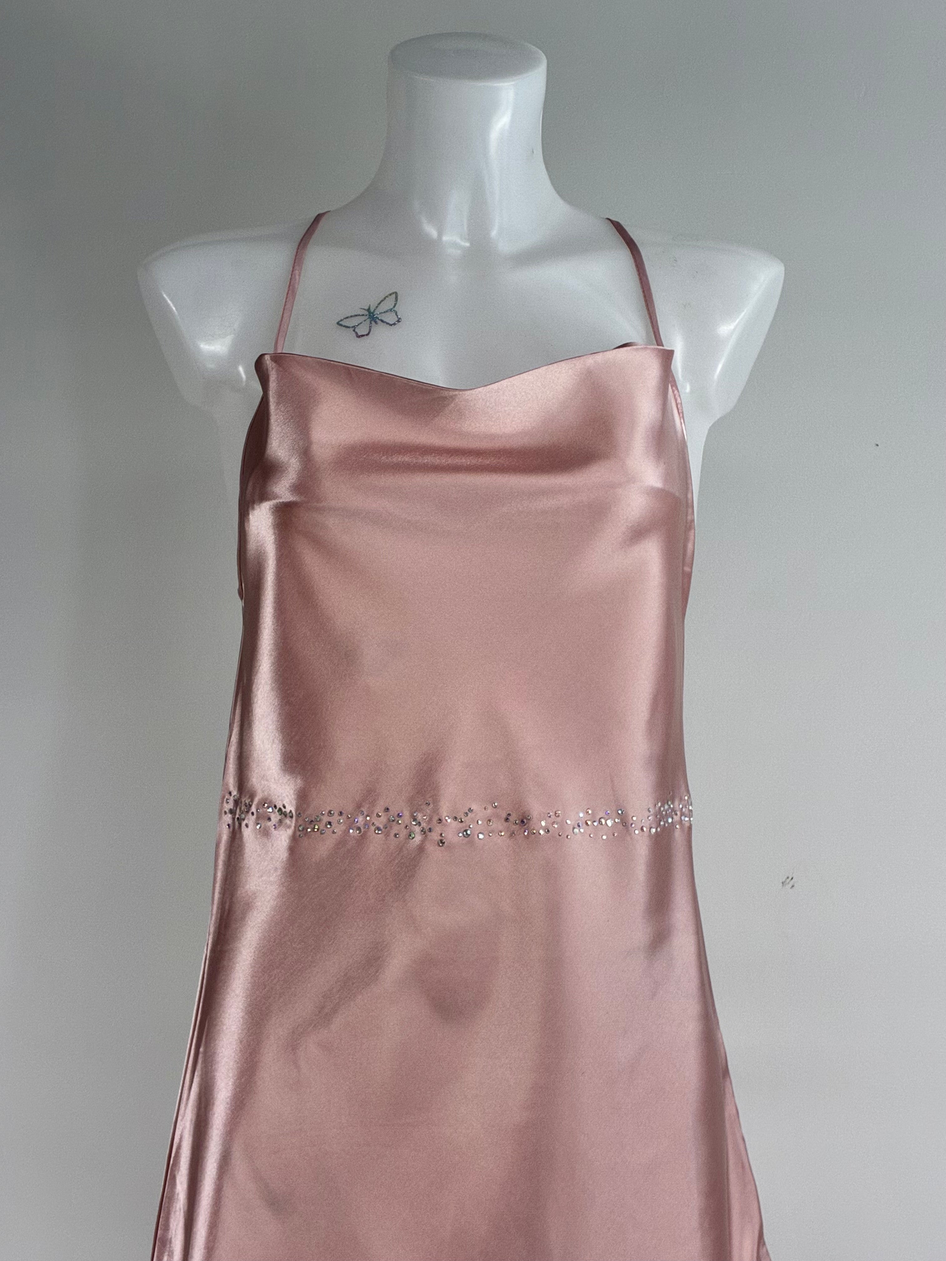 Crystal belt dress