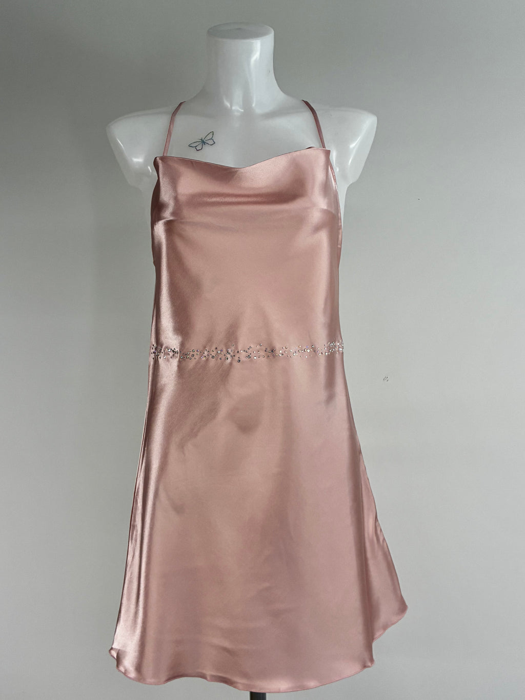 Crystal belt dress