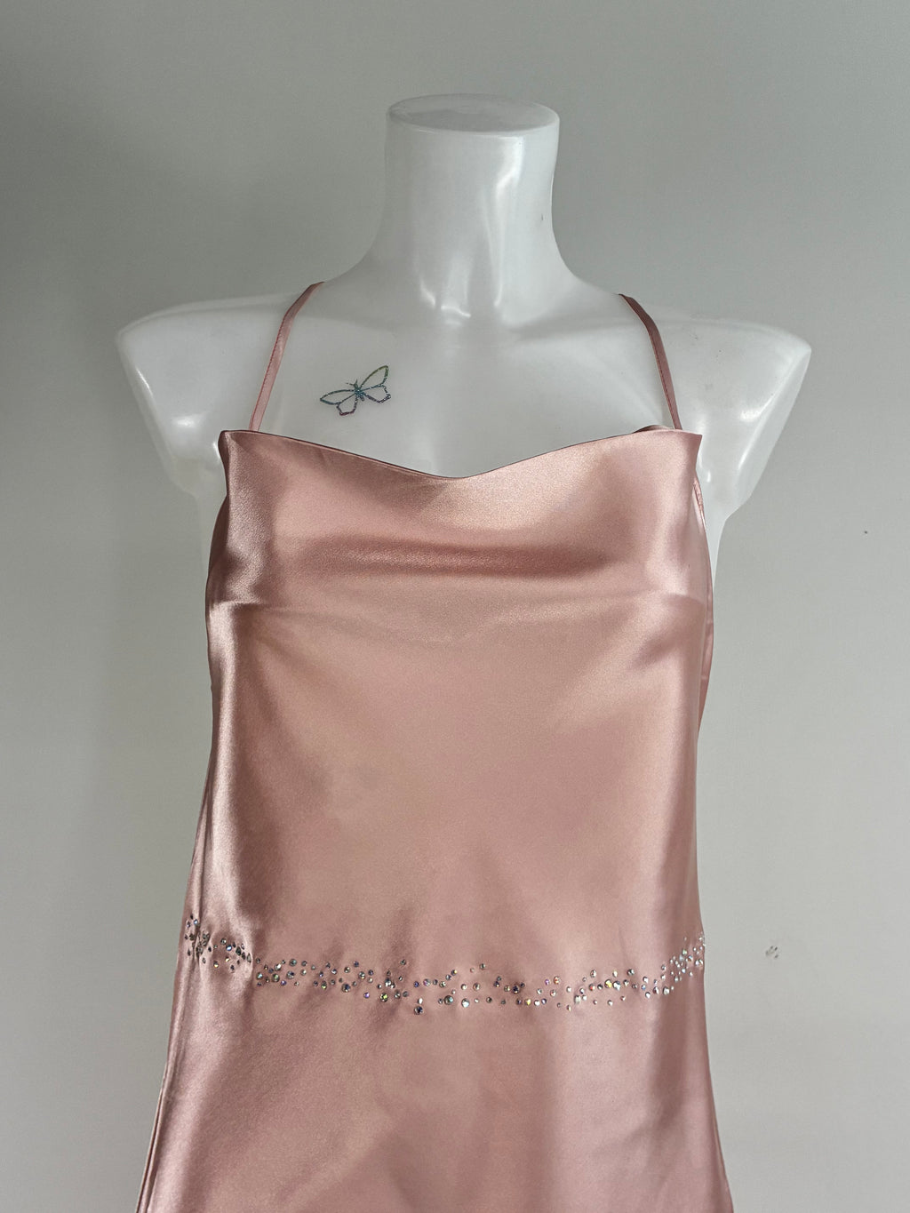Crystal belt dress