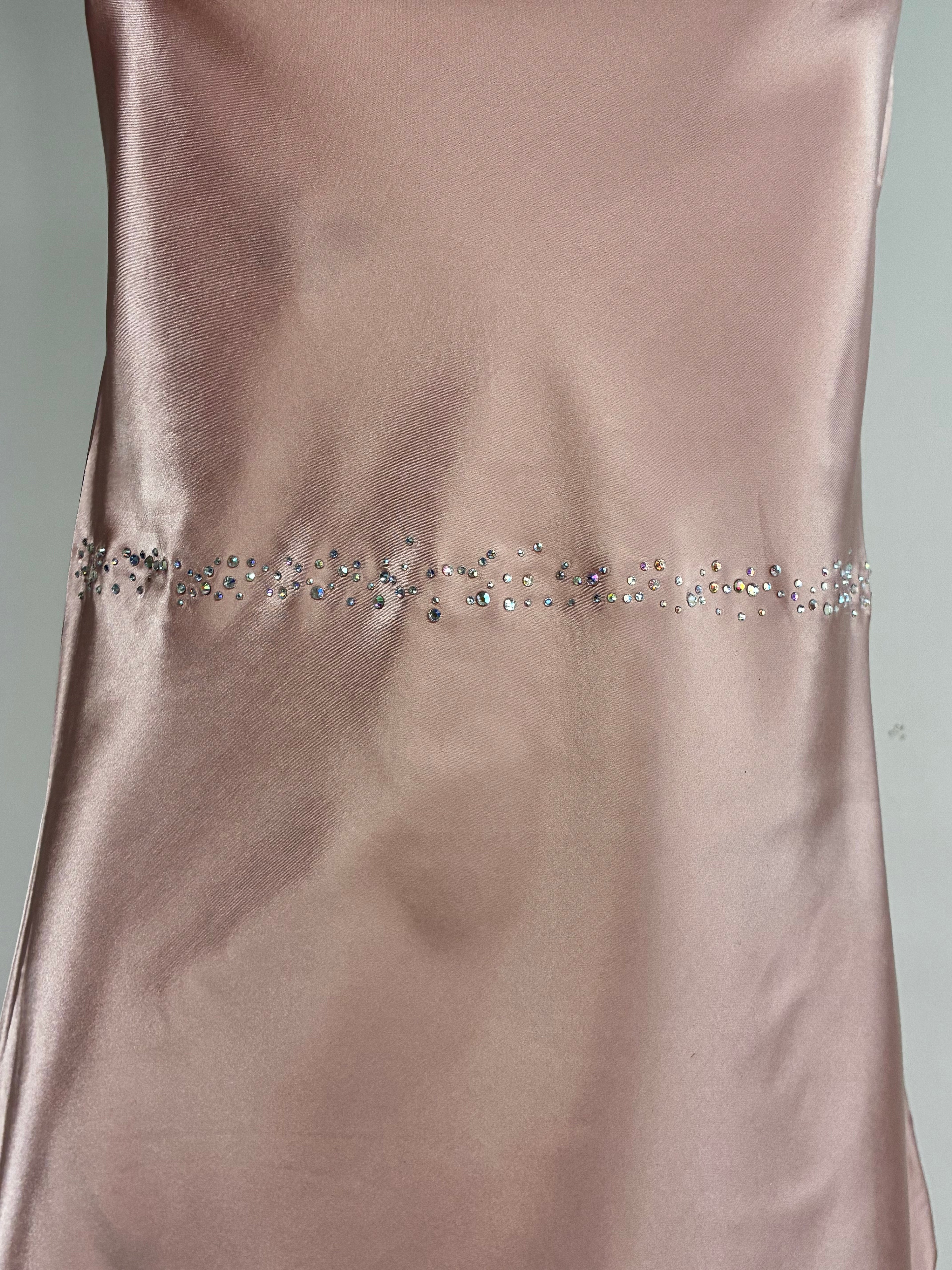 Crystal belt dress