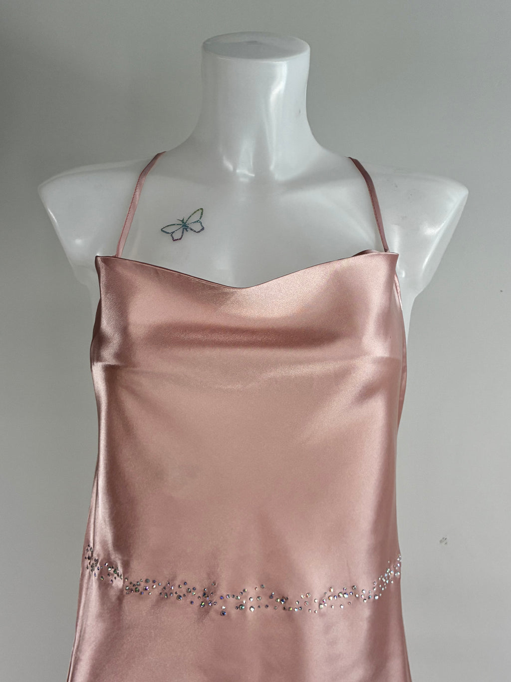 Crystal belt dress