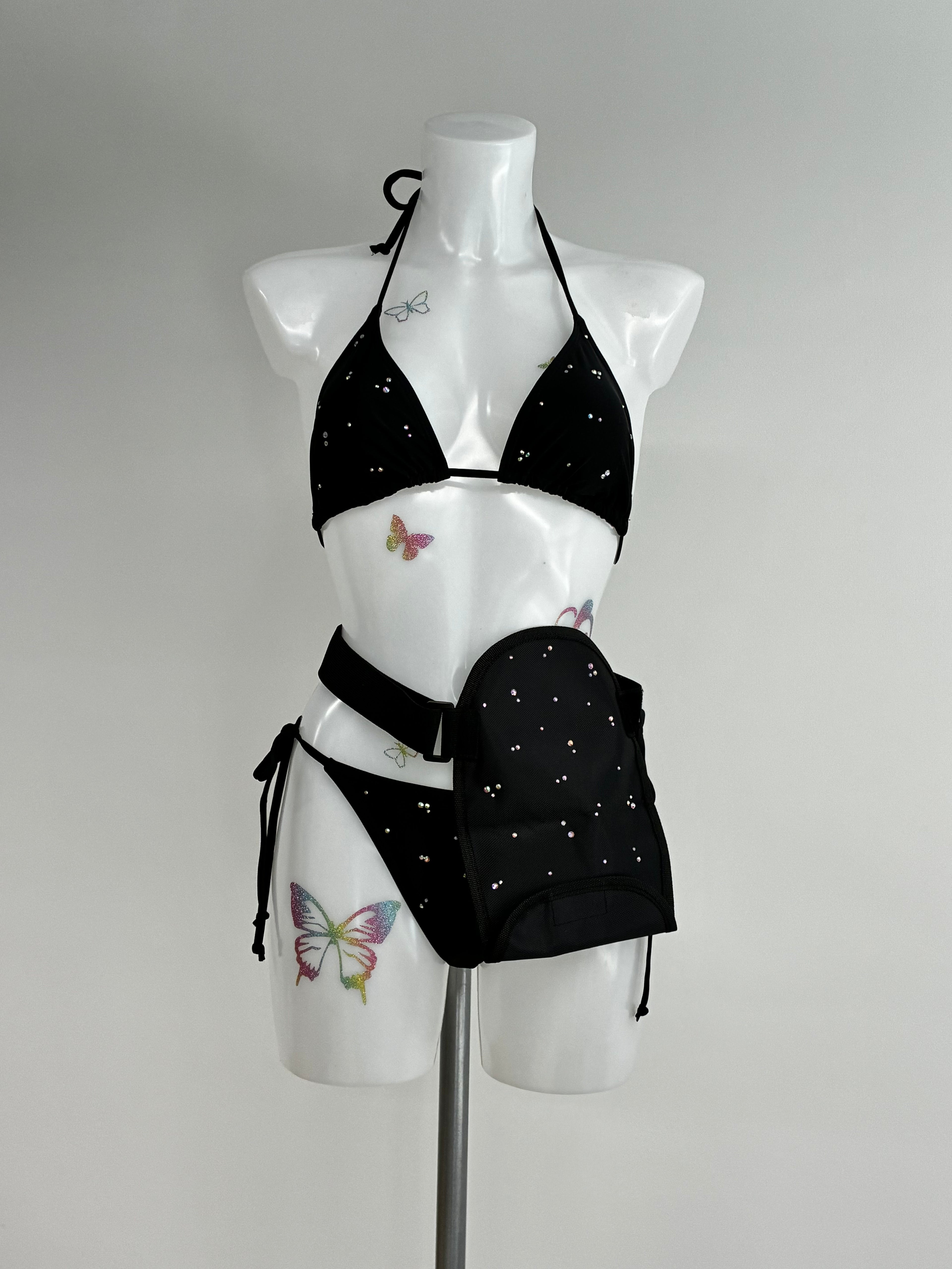 Crystal stoma bag cover