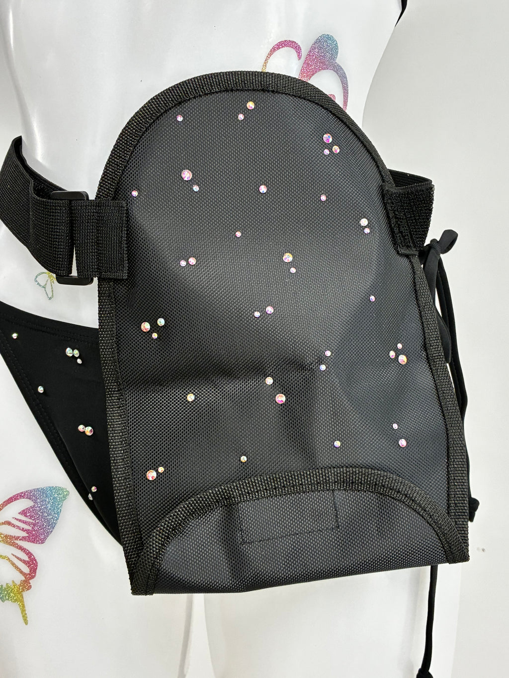 Crystal stoma bag cover
