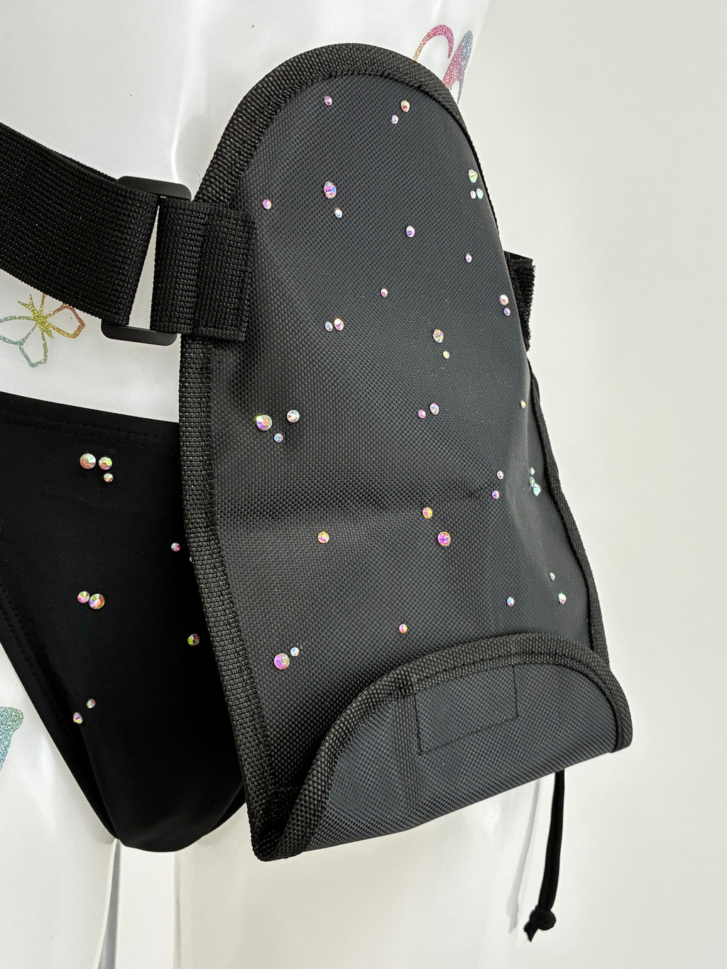 Crystal stoma bag cover