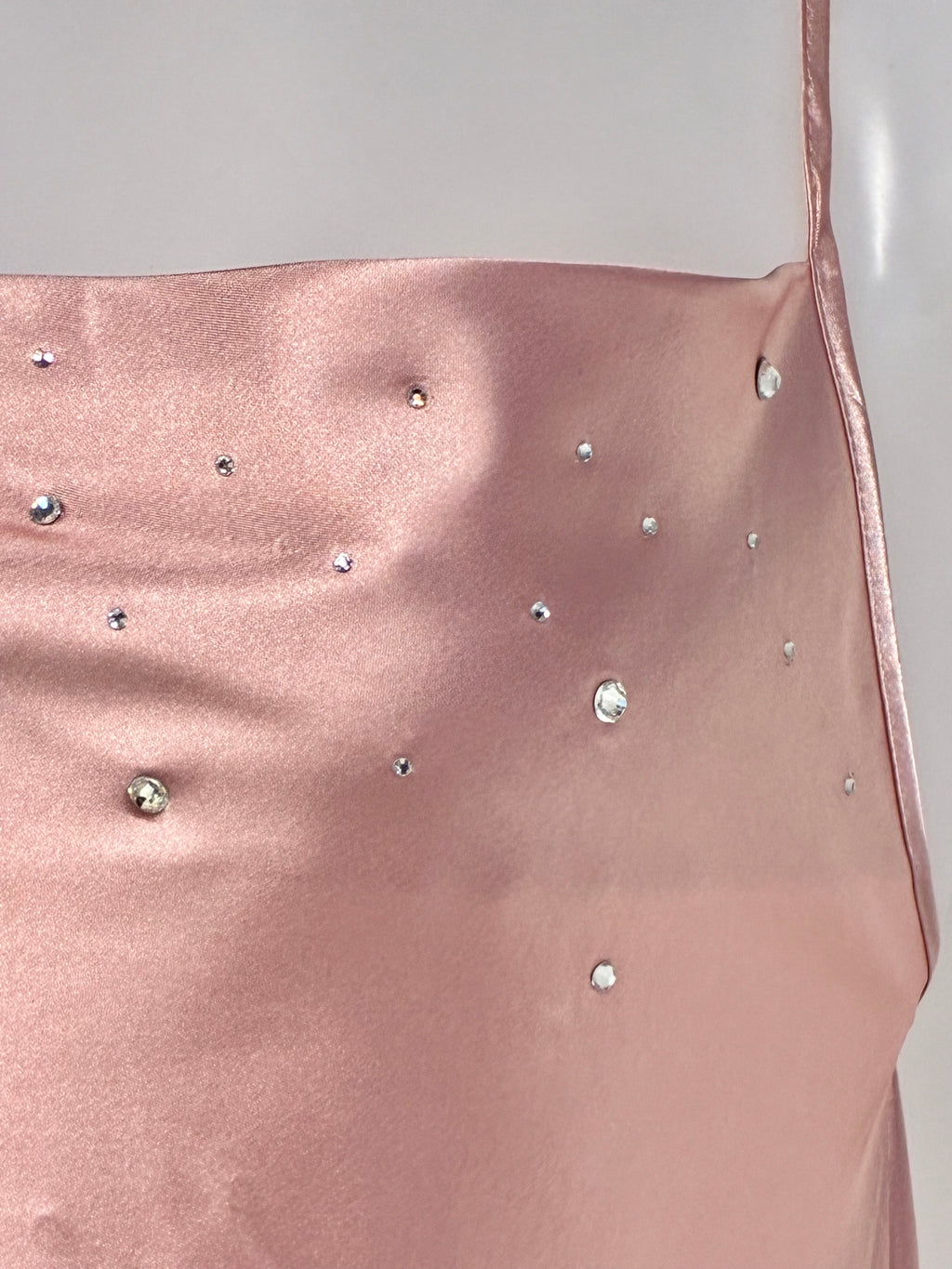 Crystal low back dress