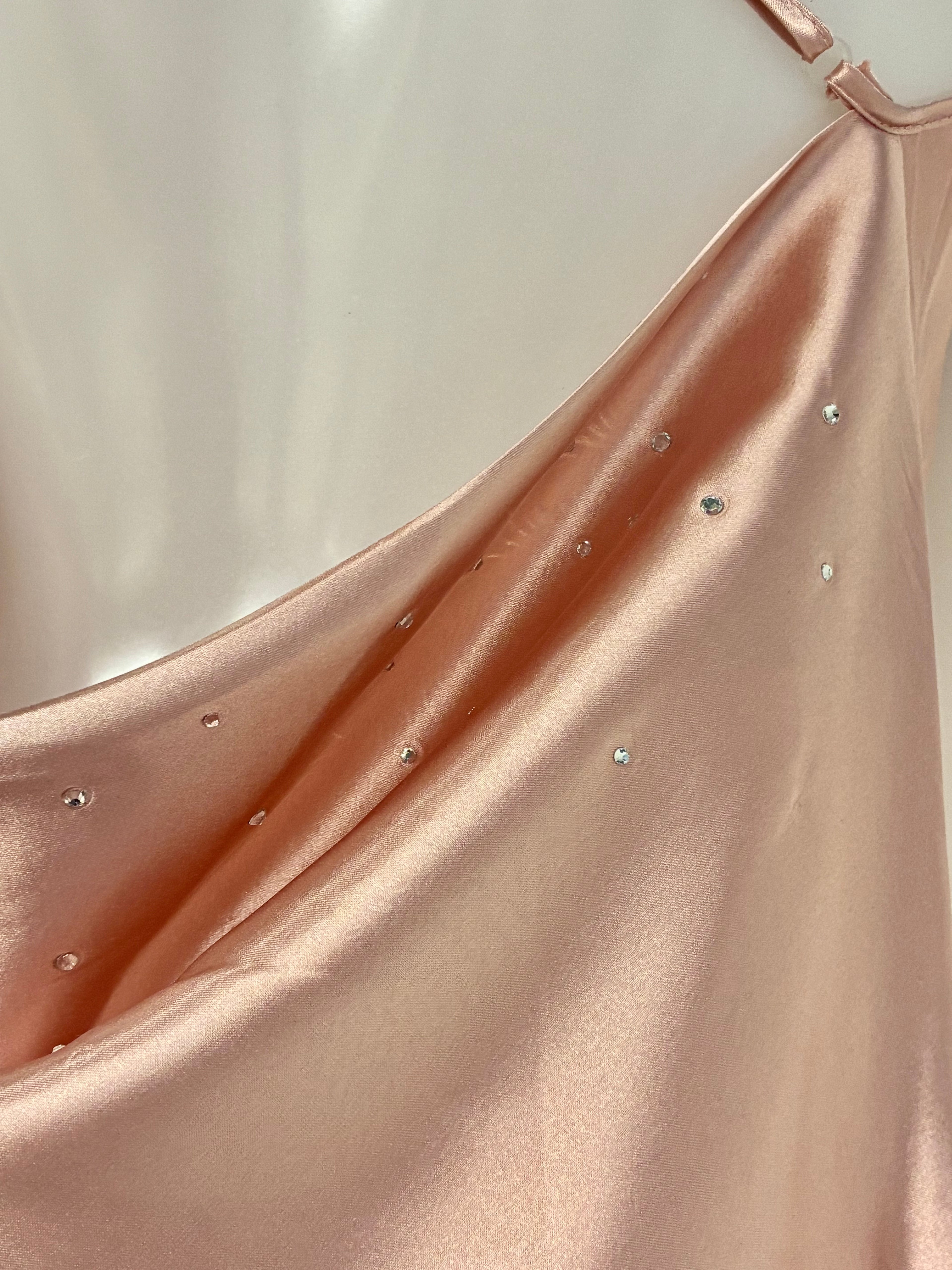 Crystal low back dress