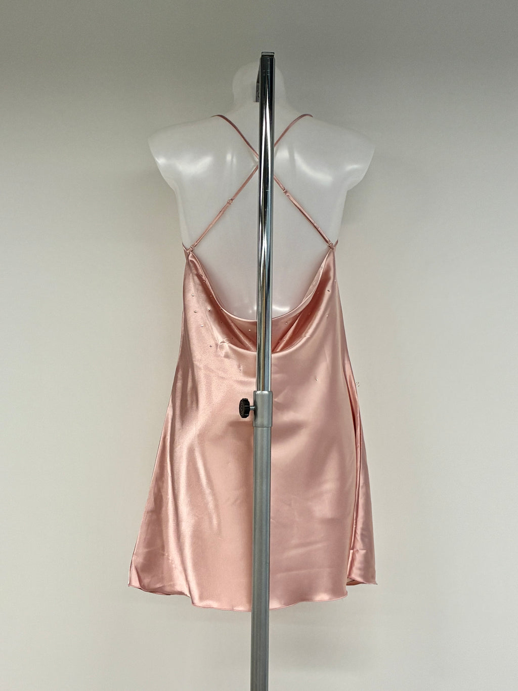 Crystal low back dress