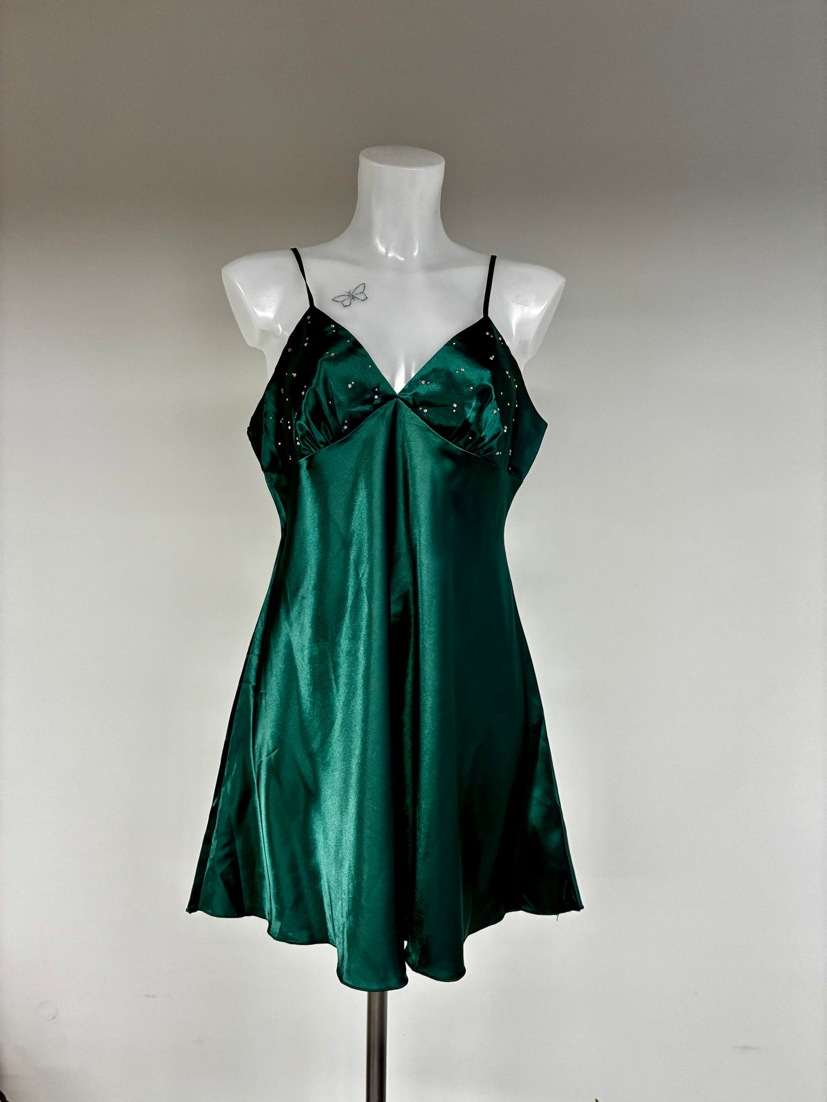 Crystal fit and flare dress
