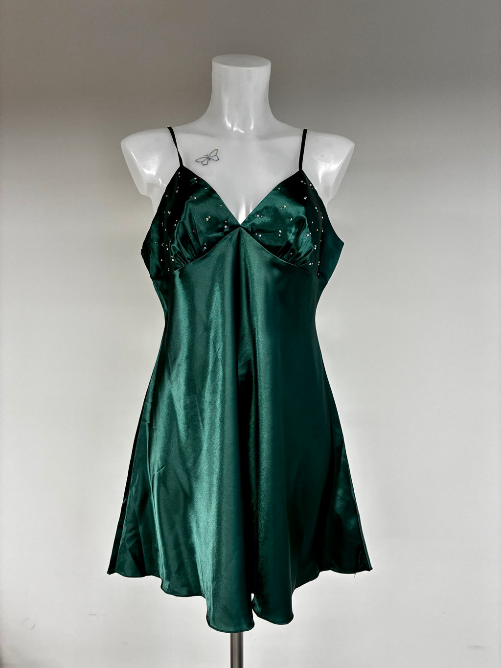 Crystal fit and flare dress