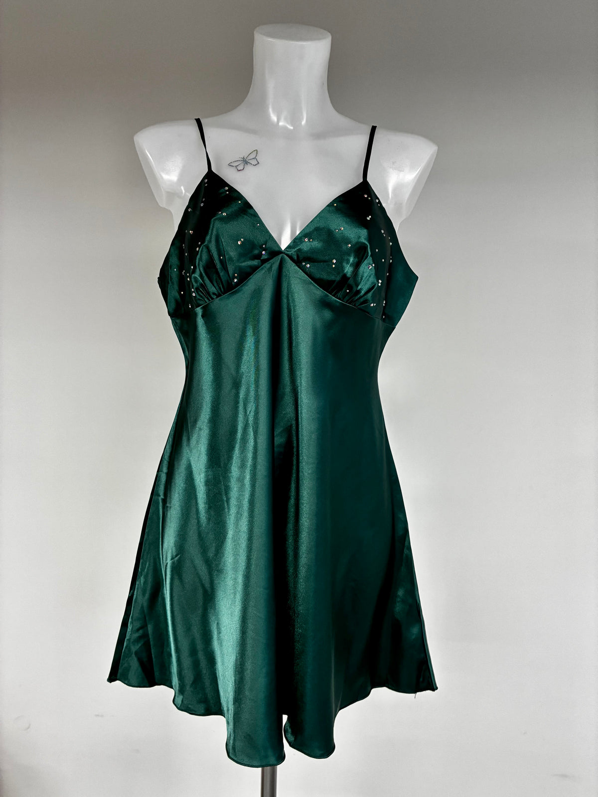 Crystal fit and flare dress