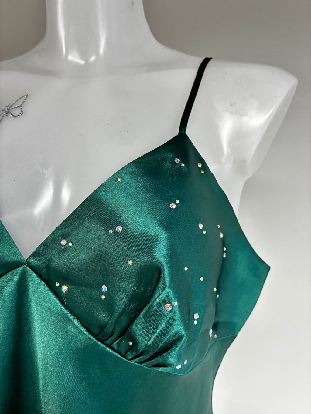 Crystal fit and flare dress