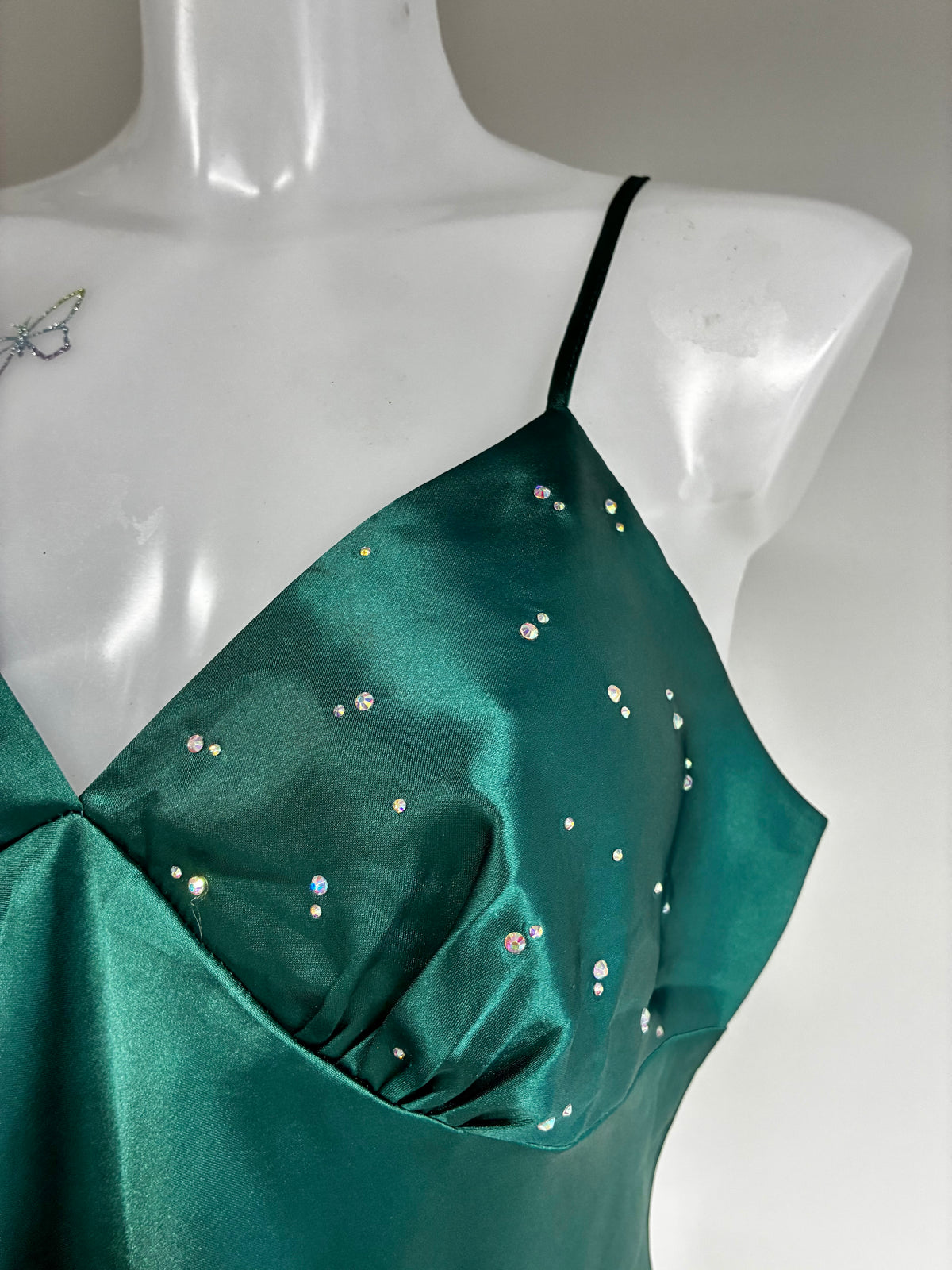 Crystal fit and flare dress