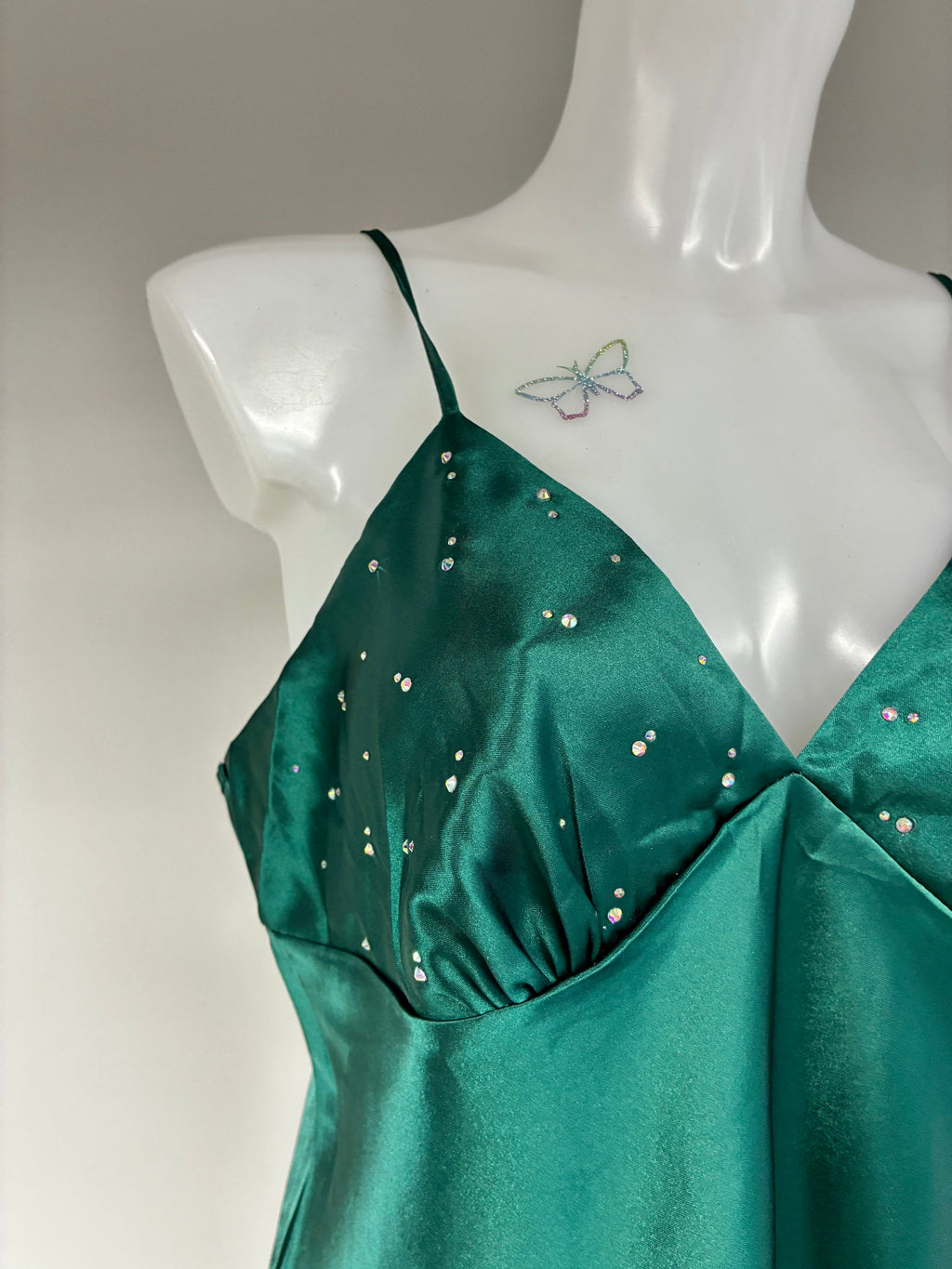 Crystal fit and flare dress
