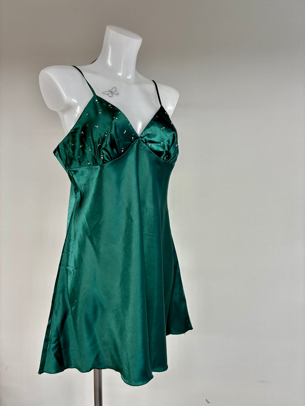 Crystal fit and flare dress