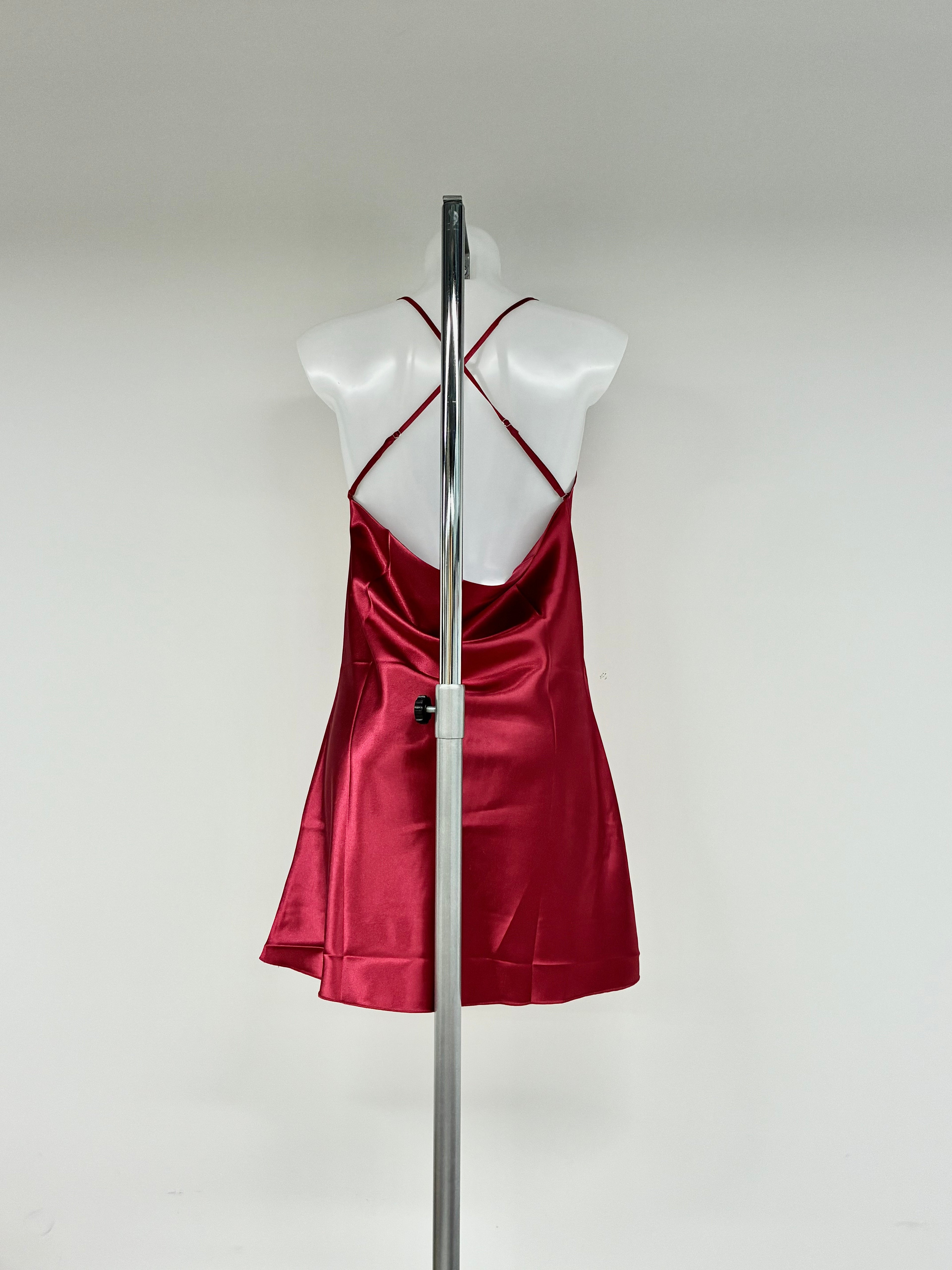 Crystal low back dress