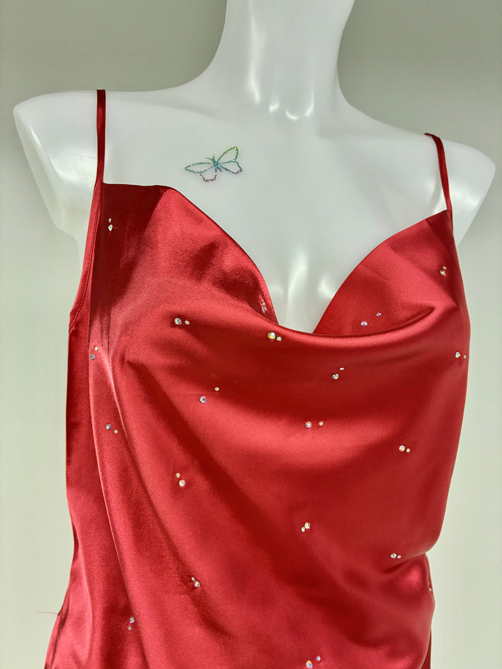 Crystal cowl neck 2 piece co-ord