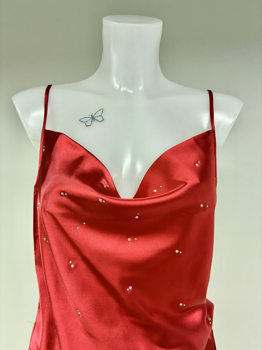 Crystal cowl neck 2 piece co-ord
