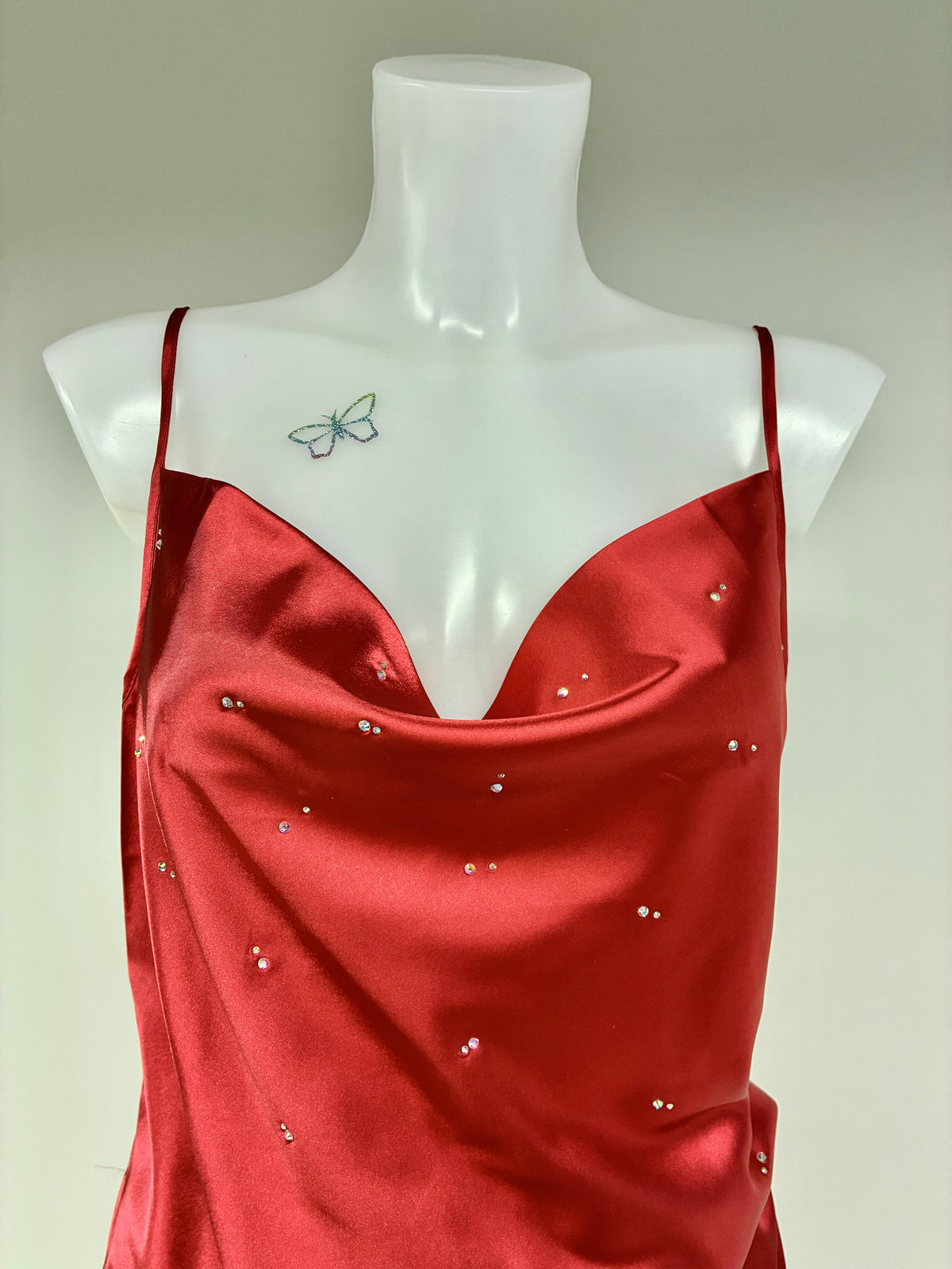 Crystal cowl neck 2 piece co-ord