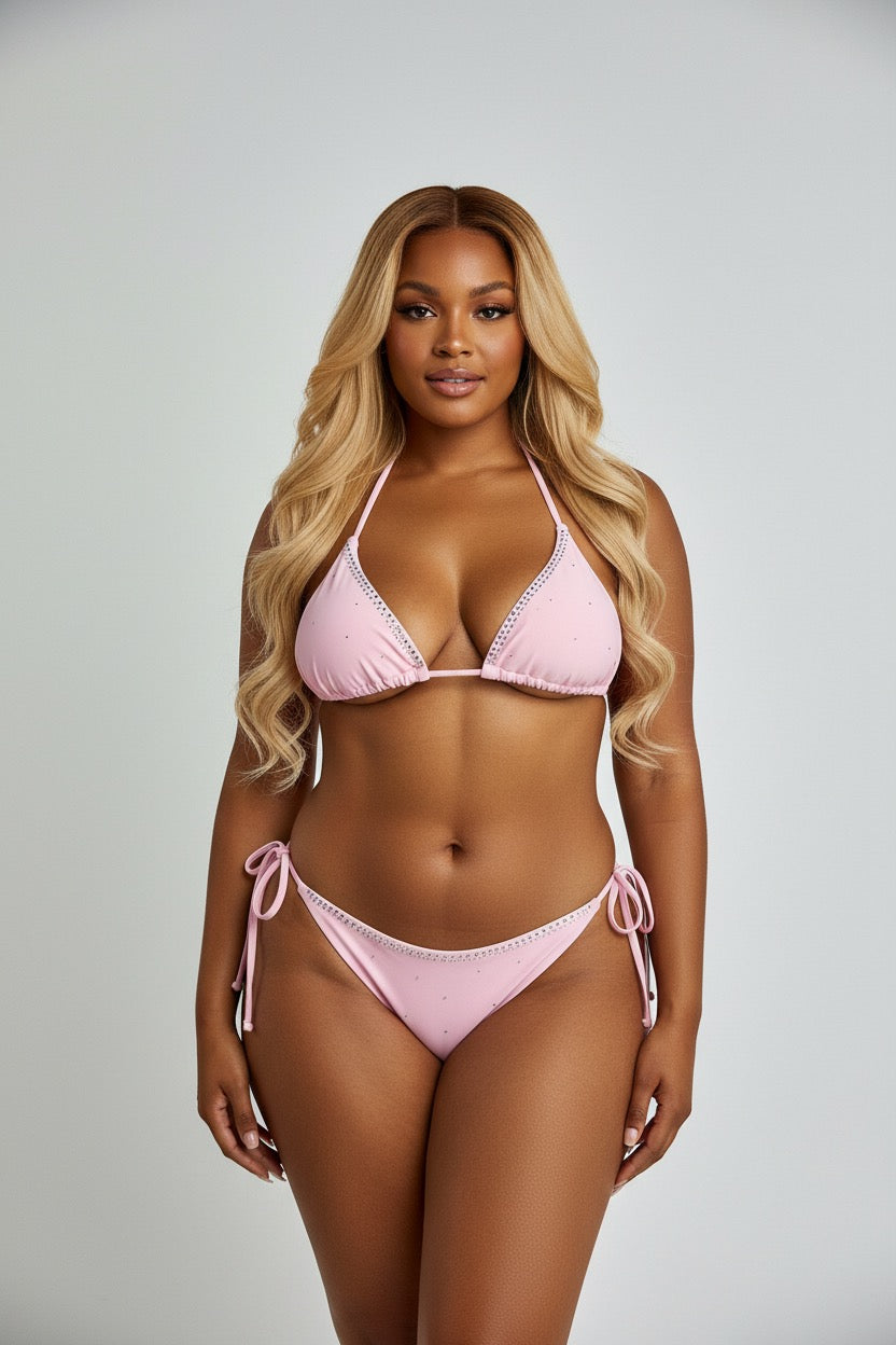 Pink Crystal Bikini
