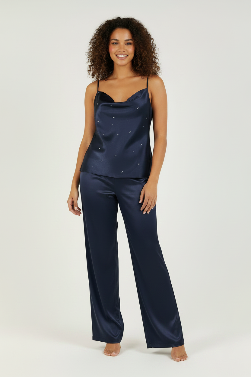 Navy Set on Curvy Plus Size Model
